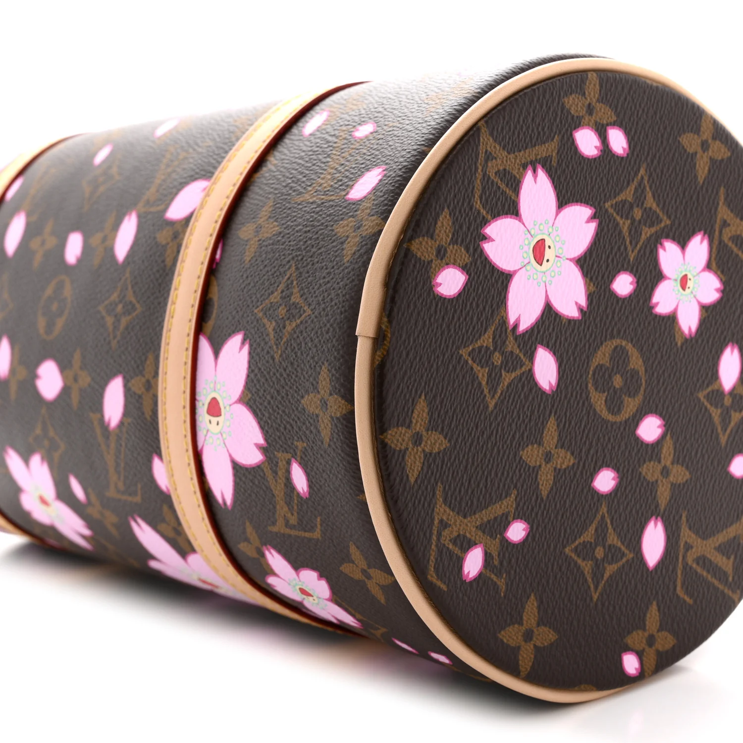 LV X TM Monogram Cherry Blossom Papillon Sakura Brown - Image 9