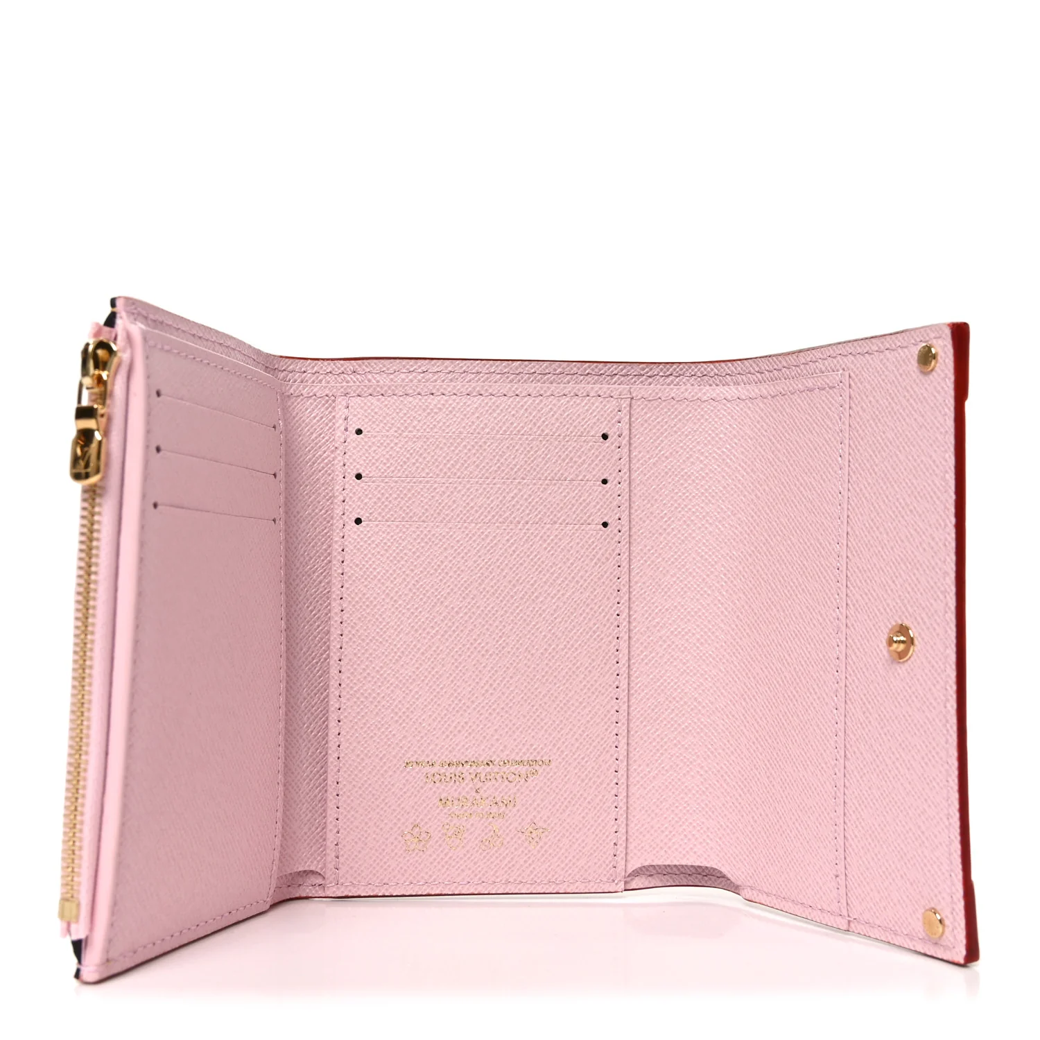 LV X TM Monogram Cherry Blossom Victorine Wallet Sakura Brown - Image 5