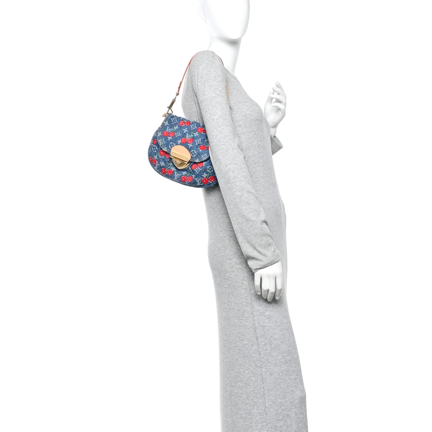 LV X TM Monogram Denim Cerises Sunset - Image 2