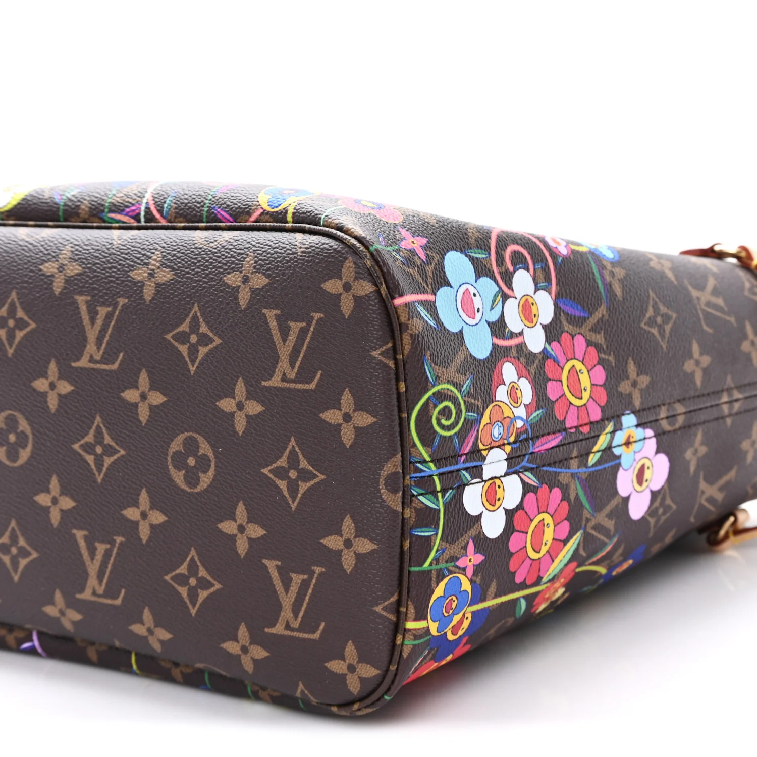 LV X TM Monogram Flowers Neverfull MM - Image 10