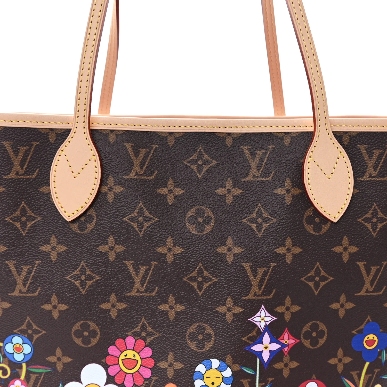 LV X TM Monogram Flowers Neverfull MM - Image 8