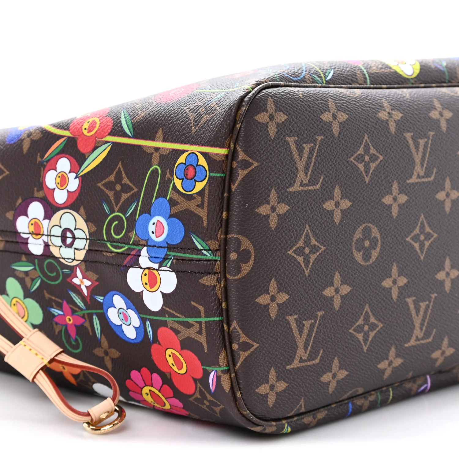 LV X TM Monogram Flowers Neverfull MM - Image 9