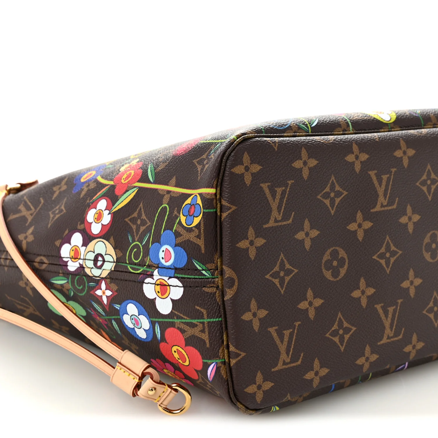 LV X TM Monogram Flowers Neverfull MM - Image 8