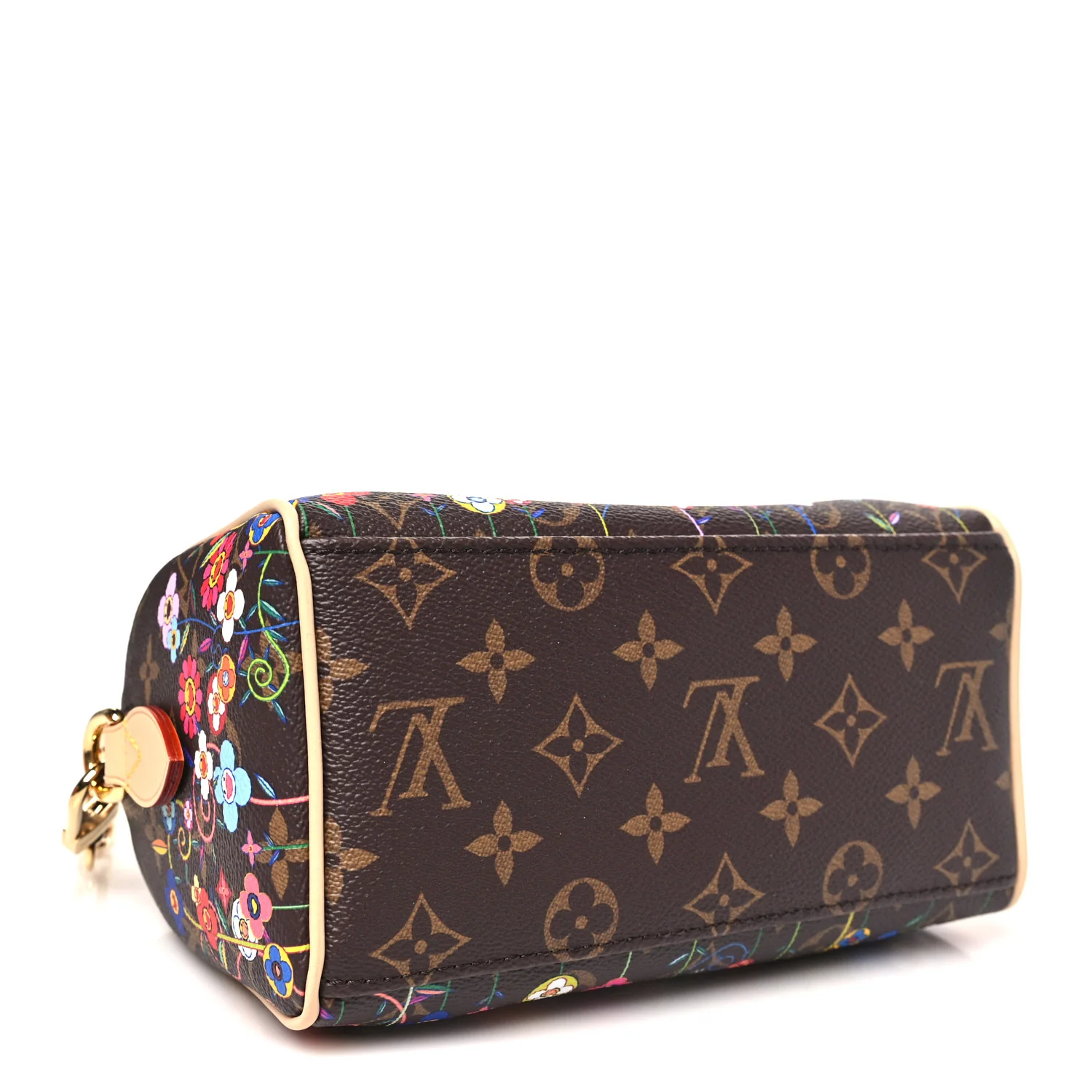 LV X TM Monogram Flowers Speedy Bandouliere 20 - Image 4