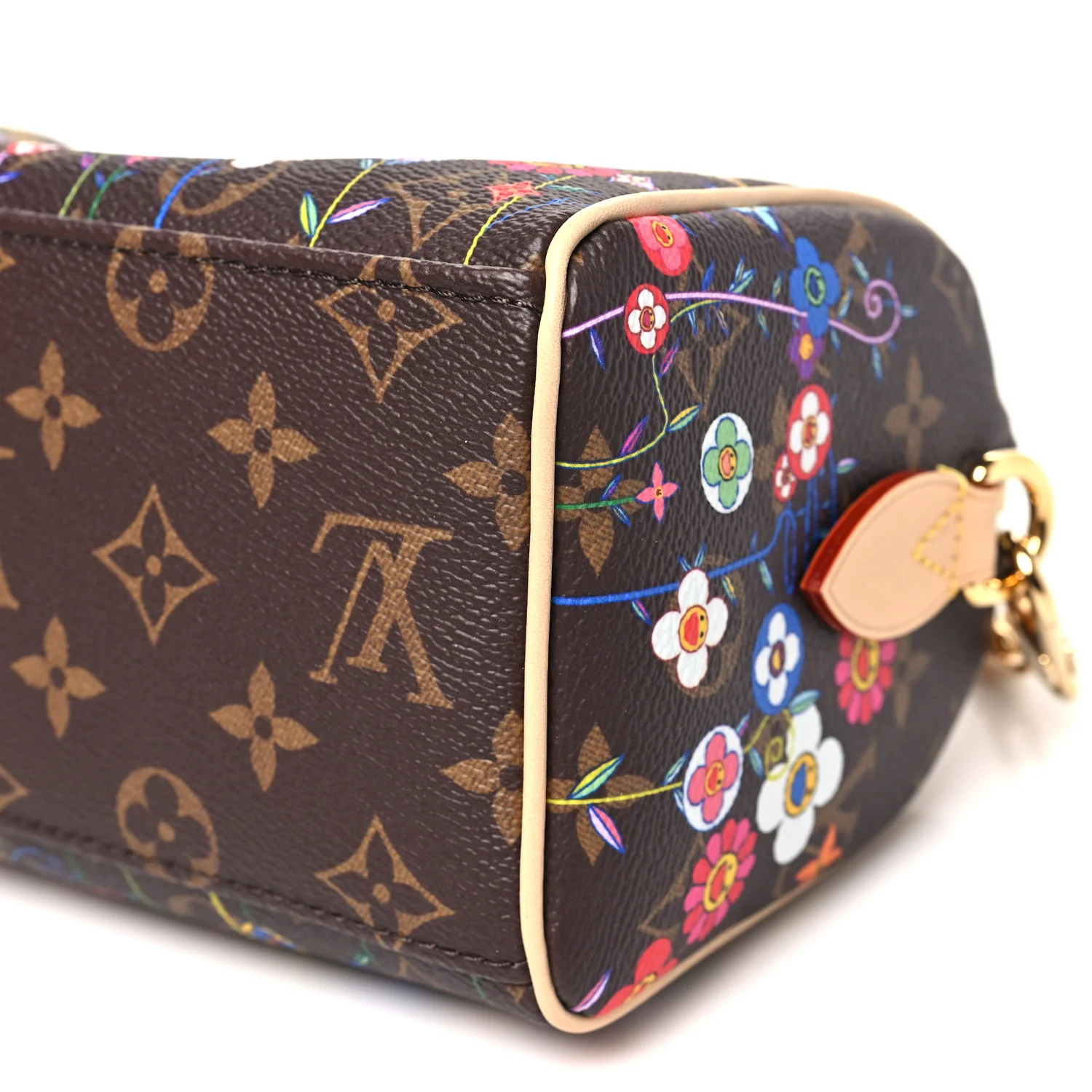 LV X TM Monogram Flowers Speedy Bandouliere 20 - Image 9