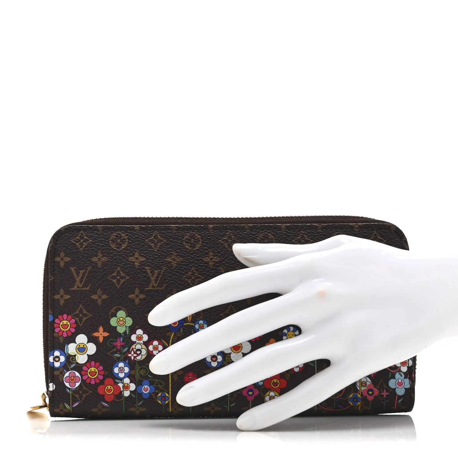 LV X TM Monogram Flowers Zippy Wallet - Image 2