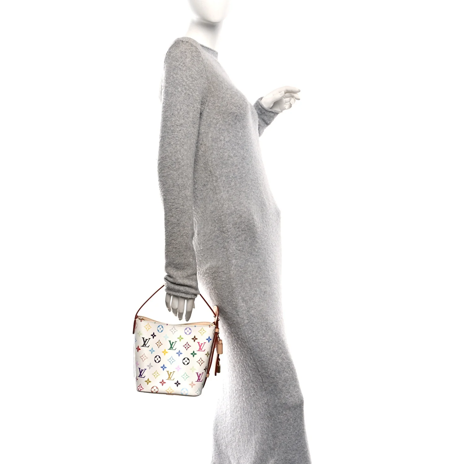 LV X TM Monogram Multicolor All In BB White - Image 2