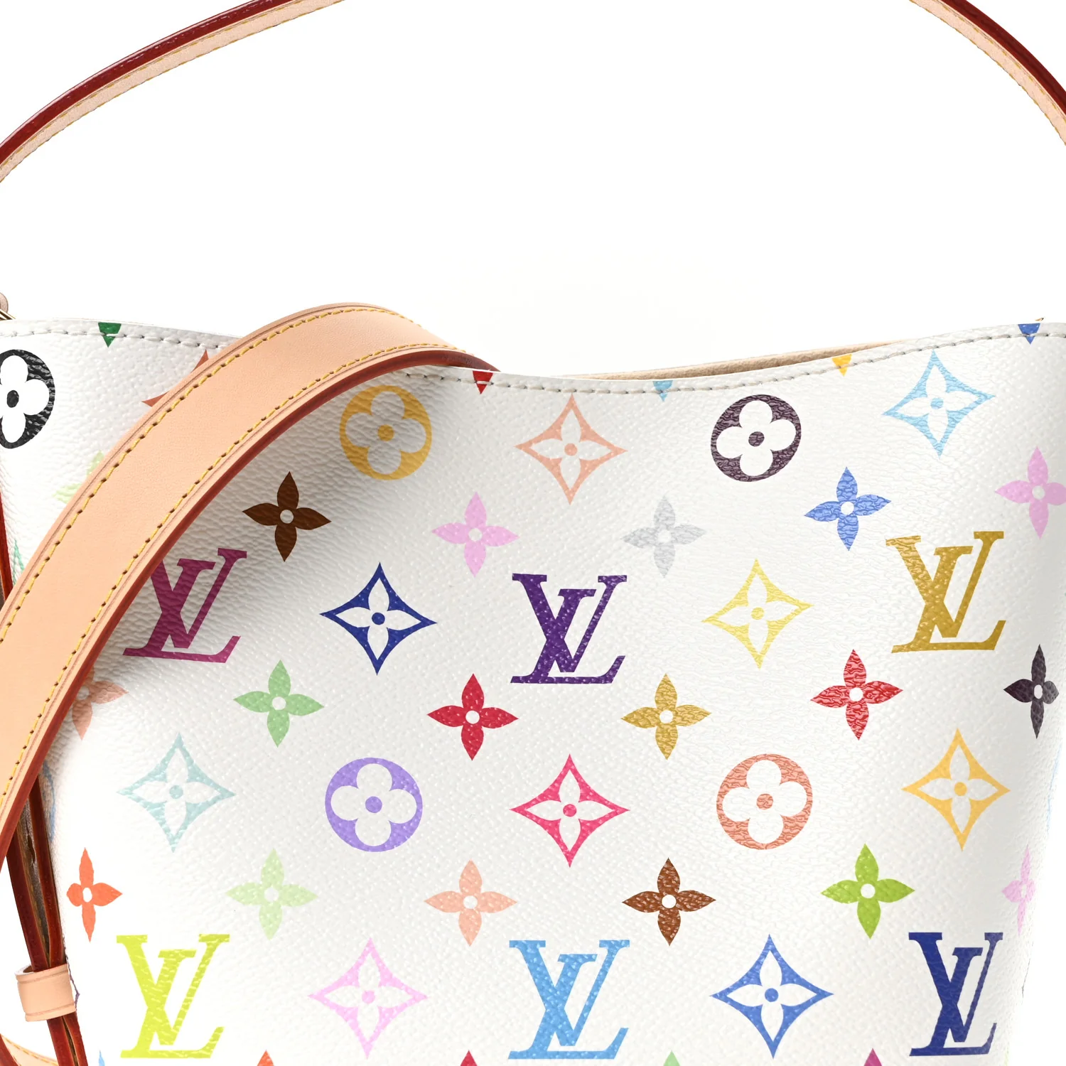 LV X TM Monogram Multicolor All In BB White - Image 8
