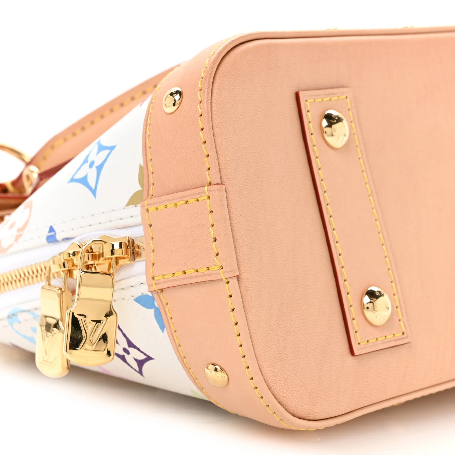 LV x TM Monogram Multicolor Alma BB White - Image 8
