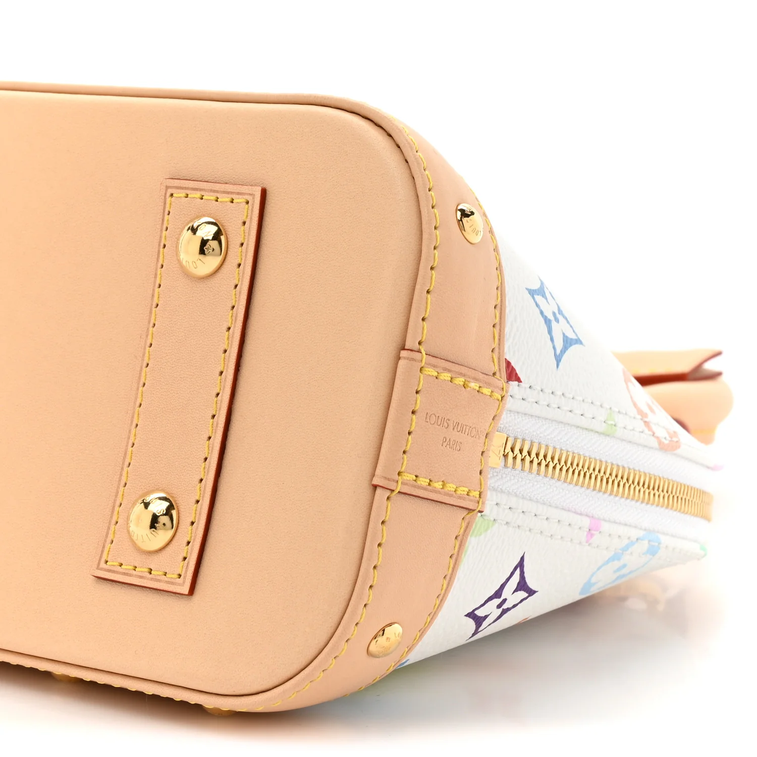 LV x TM Monogram Multicolor Alma BB White - Image 8