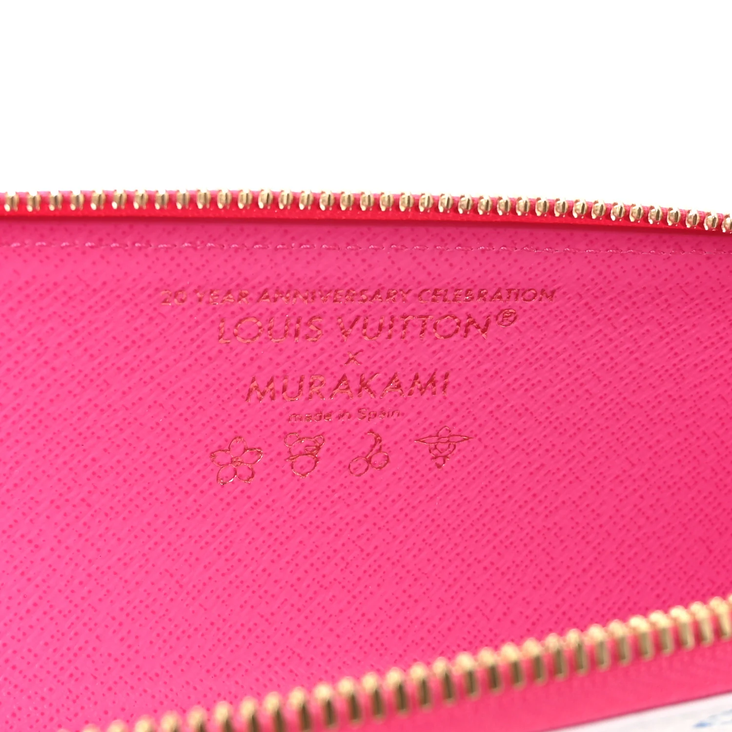 LV X TM Monogram Multicolor Charlotte Pencil Pouch Fuchsia - Image 6