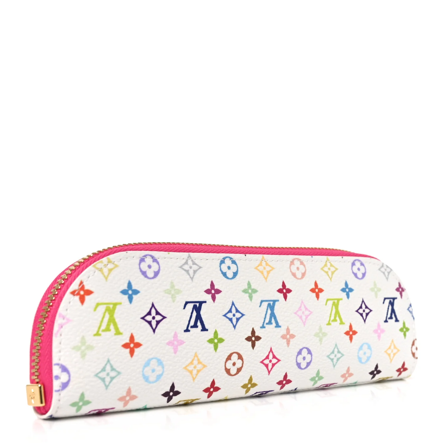 LV X TM Monogram Multicolor Charlotte Pencil Pouch Fuchsia - Image 3