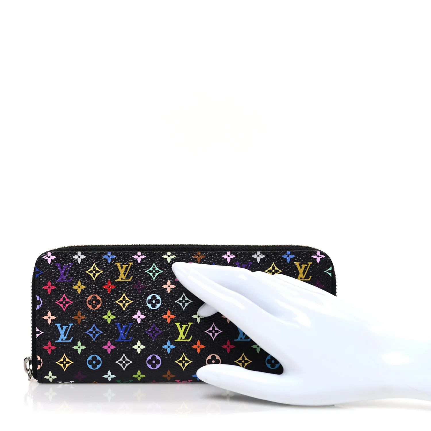 LV X TM Monogram Multicolor Clemence Wallet Black - Image 2
