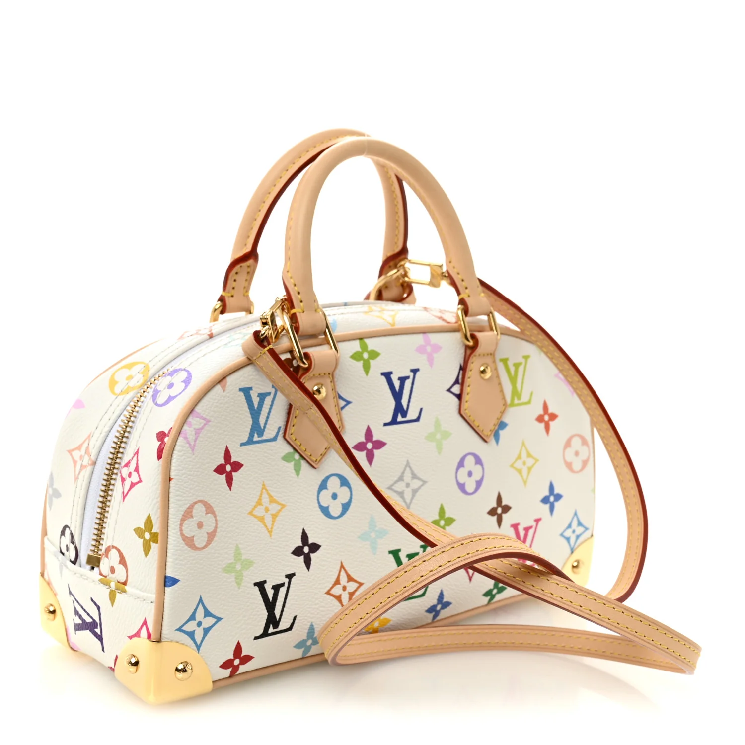 LV x TM Monogram Multicolor East West White - Image 3