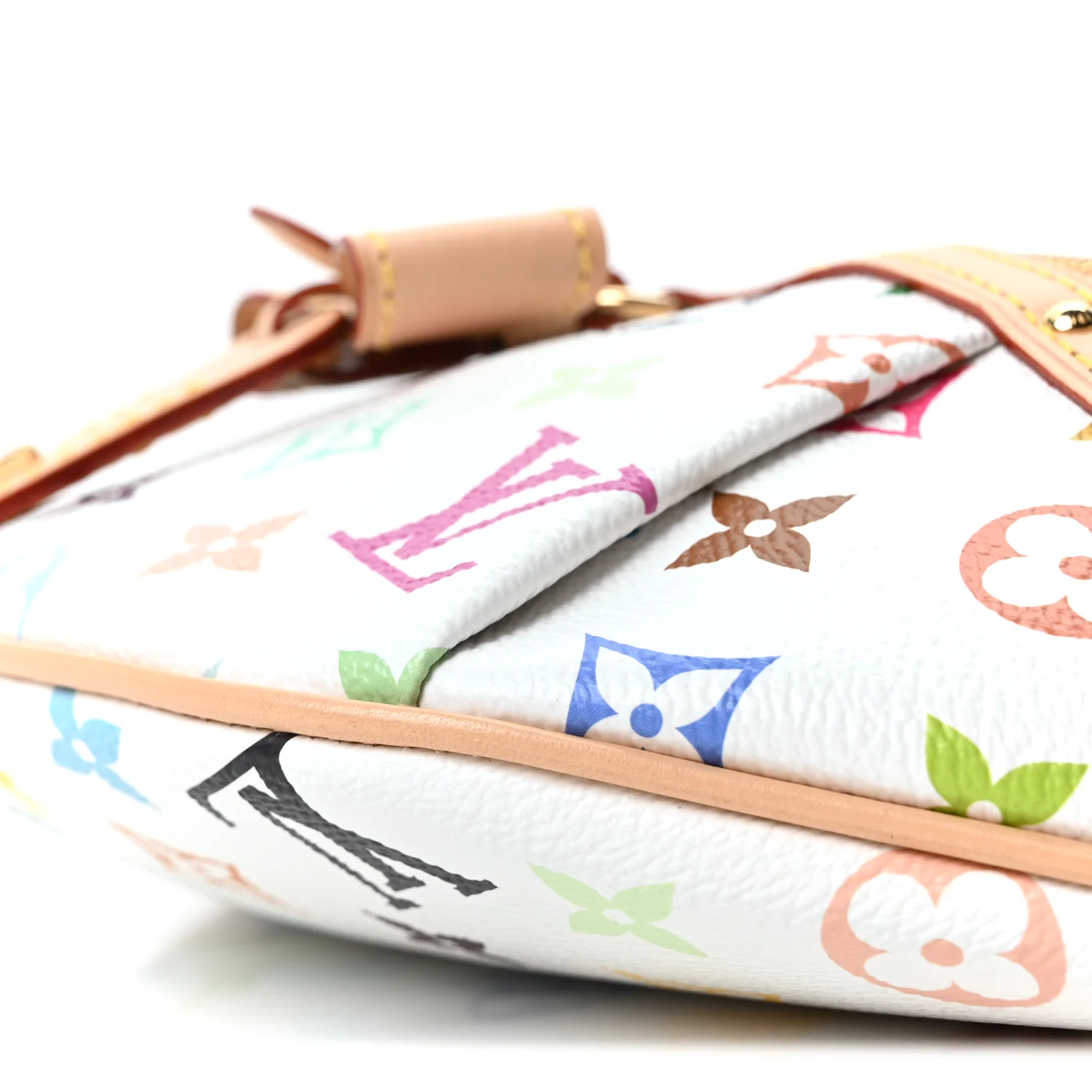 LV X TM Monogram Multicolor High Rise Bumbag White - Image 8