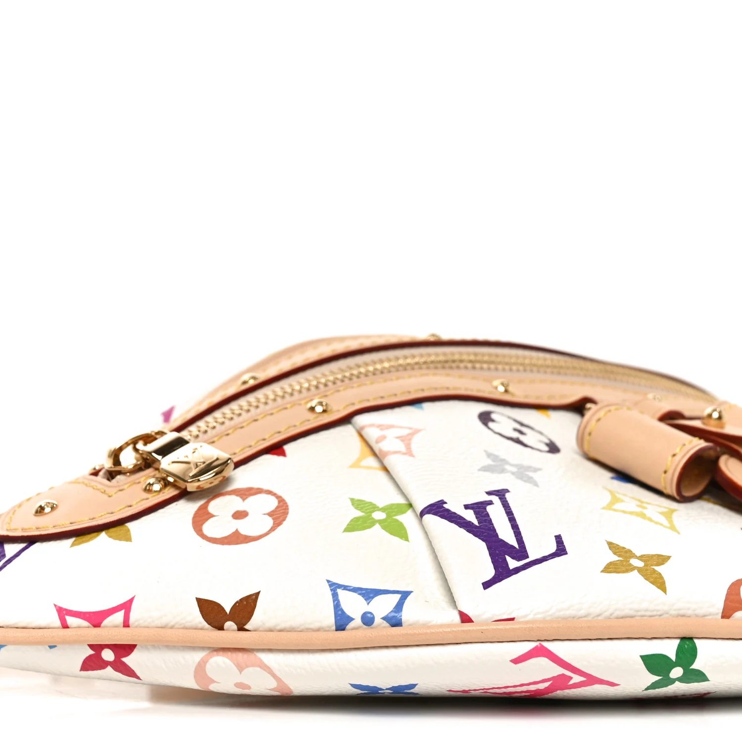 LV X TM Monogram Multicolor High Rise Bumbag White - Image 8