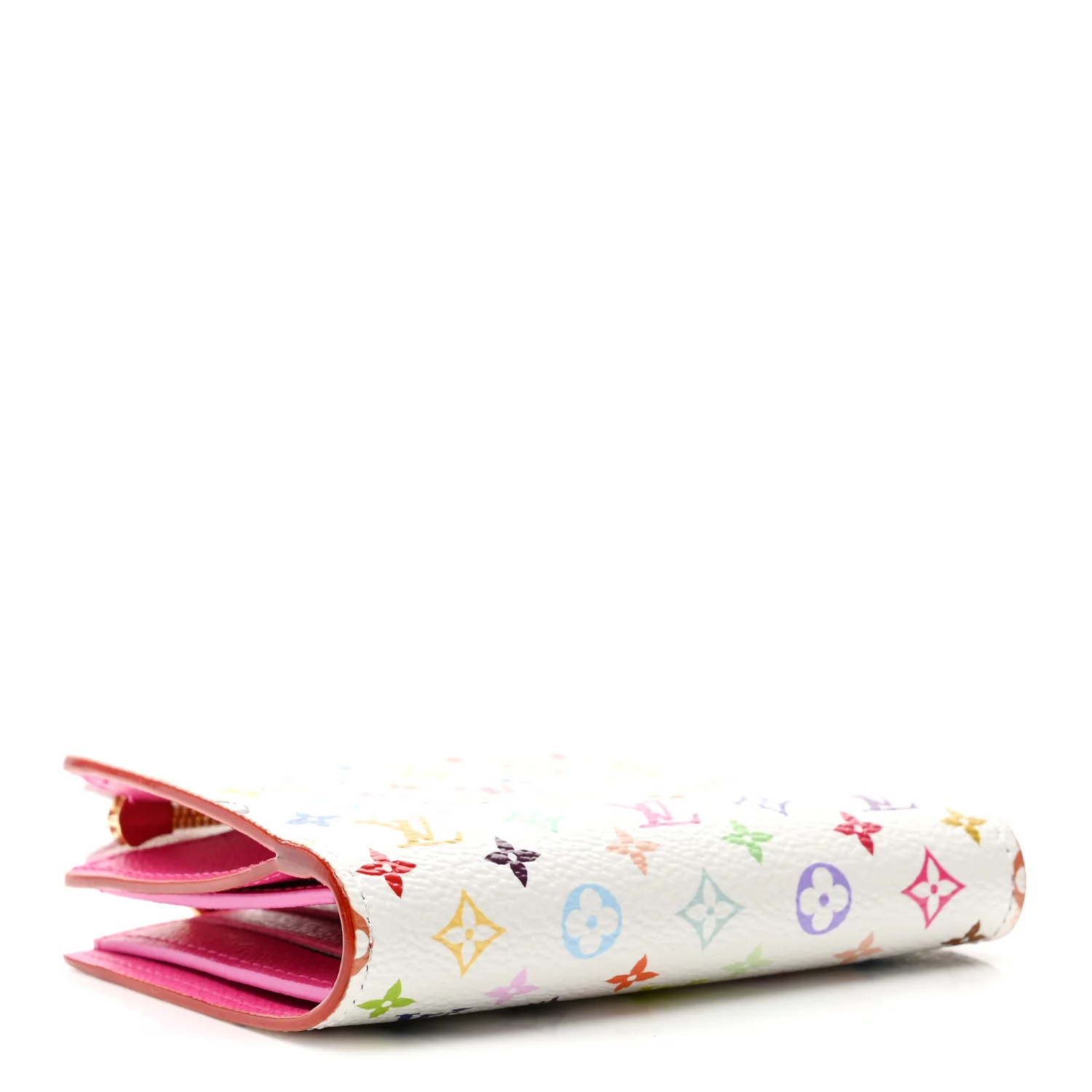 LV X TM Monogram Multicolor Lisa Wallet White - Image 4