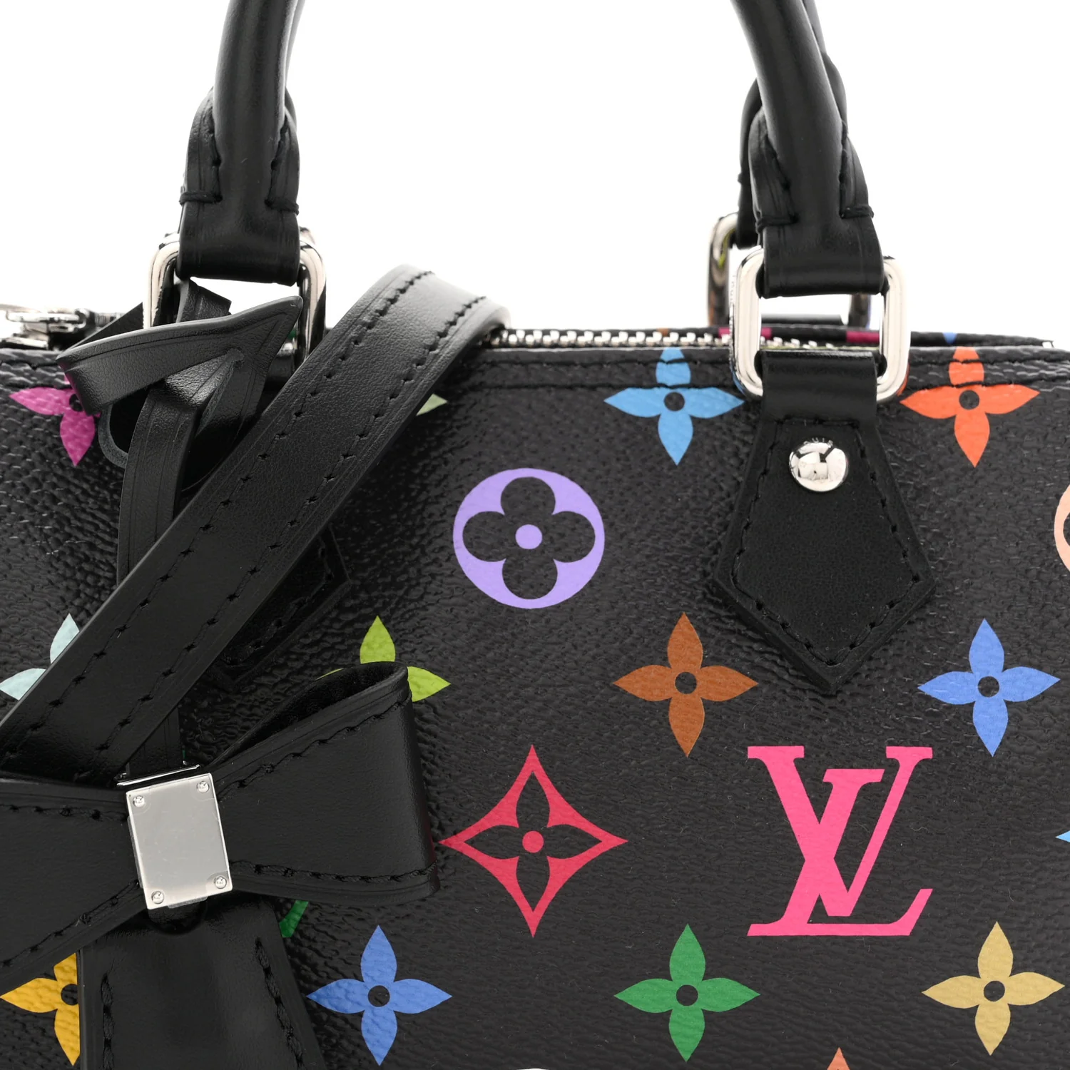 LV X TM Monogram Multicolor Nano Speedy Black - Image 7
