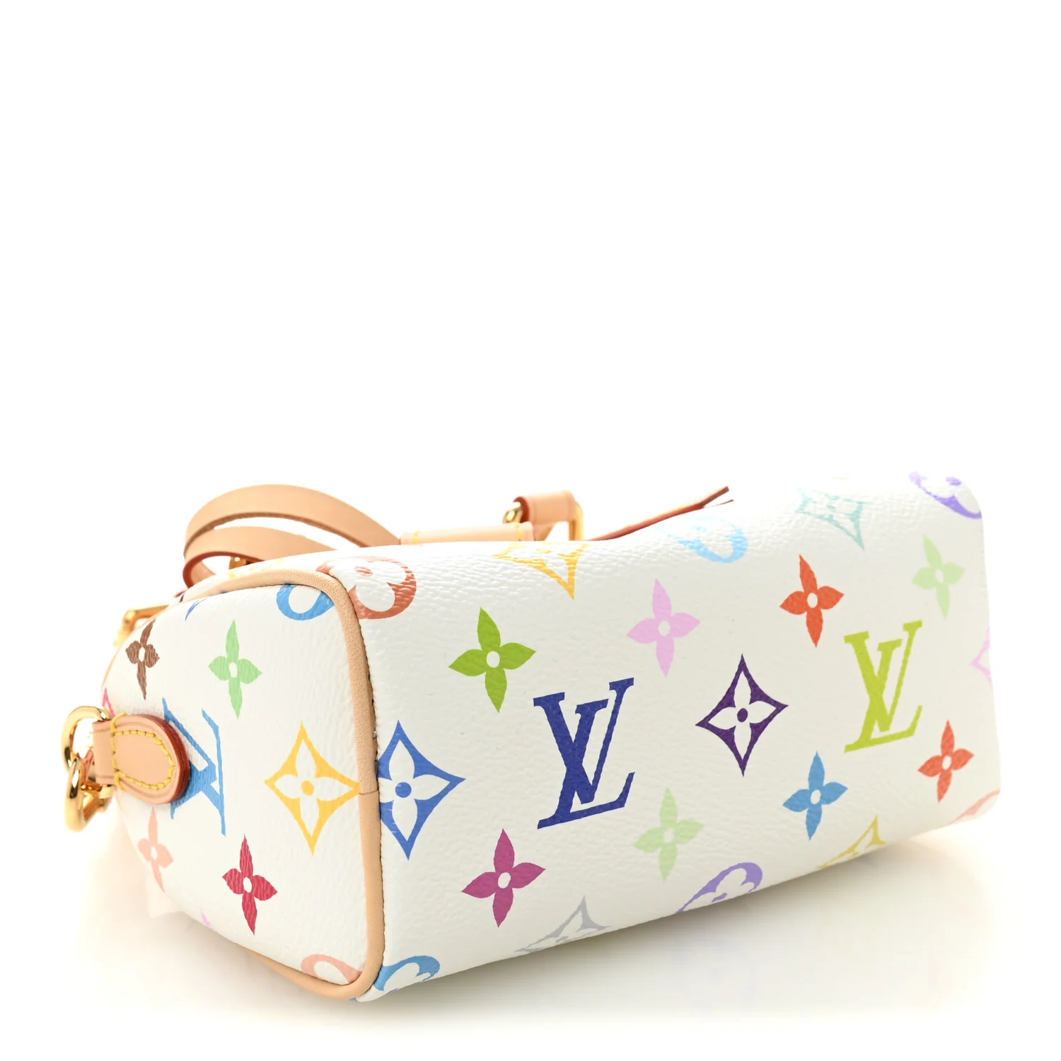 LV X TM Monogram Multicolor Nano Speedy White - Image 4