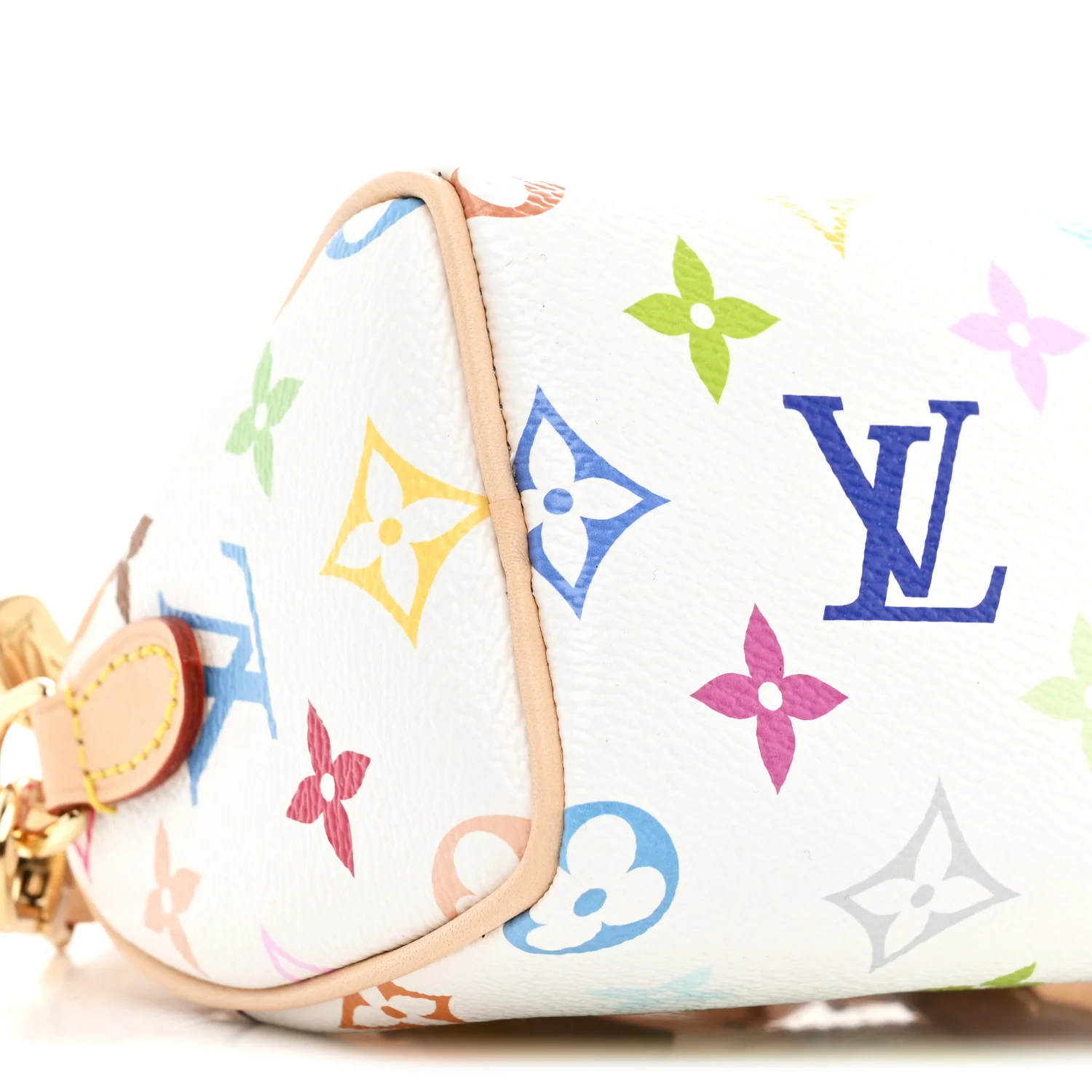 LV X TM Monogram Multicolor Nano Speedy White - Image 8