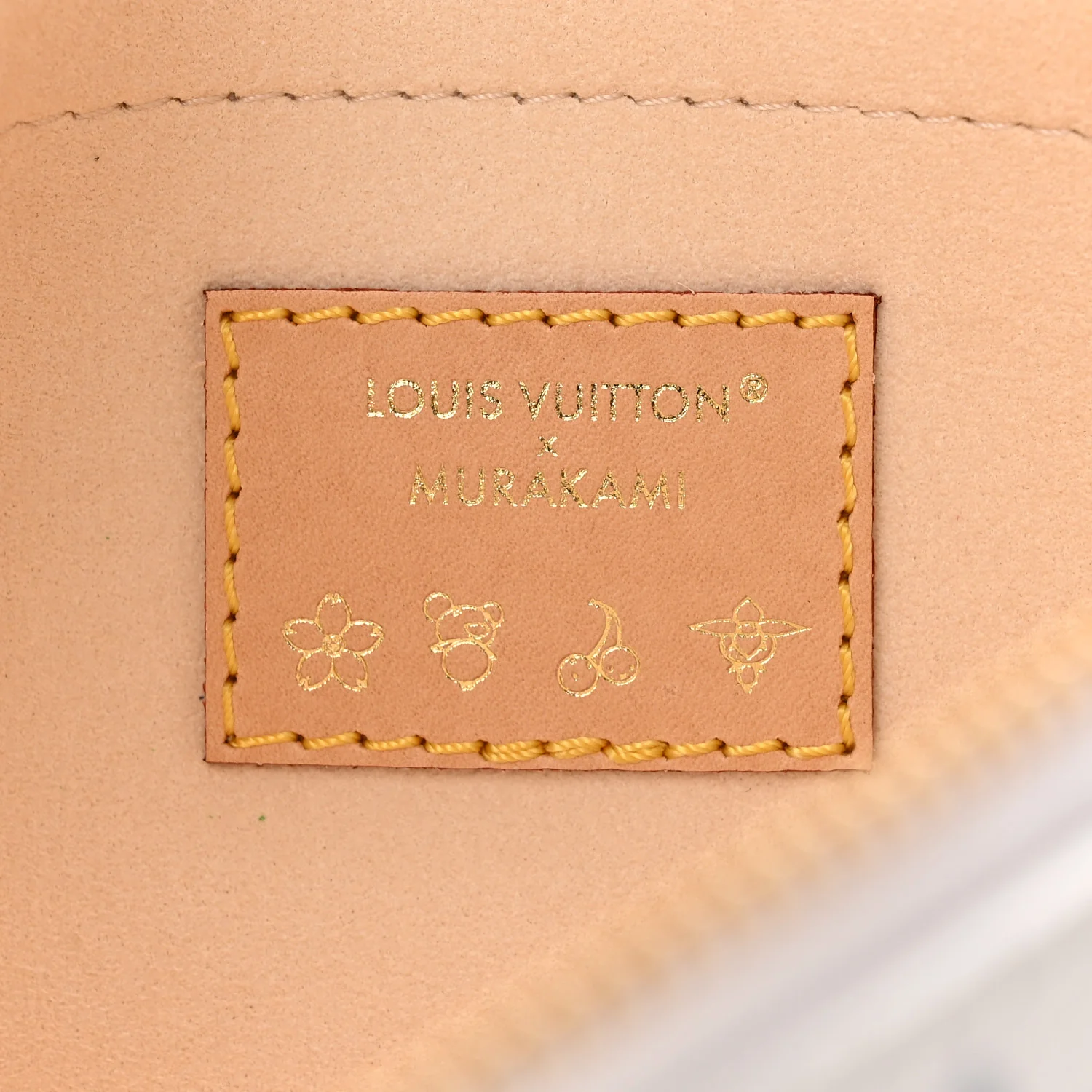 LV X TM Monogram Multicolor Neverfull Pochette White - Image 6