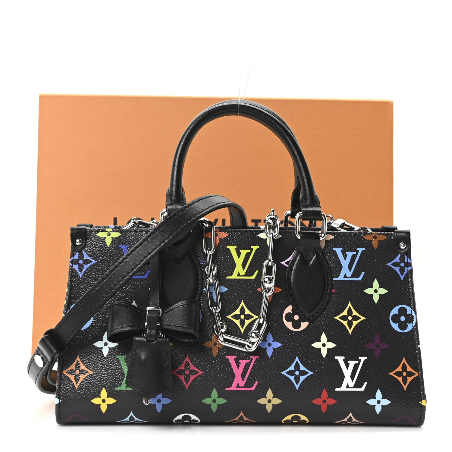 LV X TM Monogram Multicolor OnTheGo East West Black - Image 18