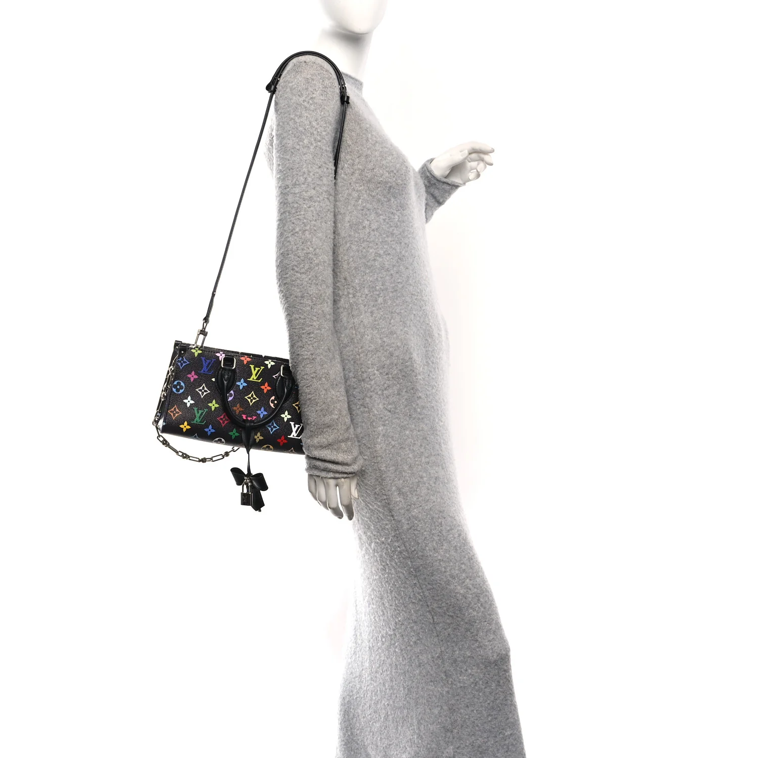 LV X TM Monogram Multicolor OnTheGo East West Black - Image 2