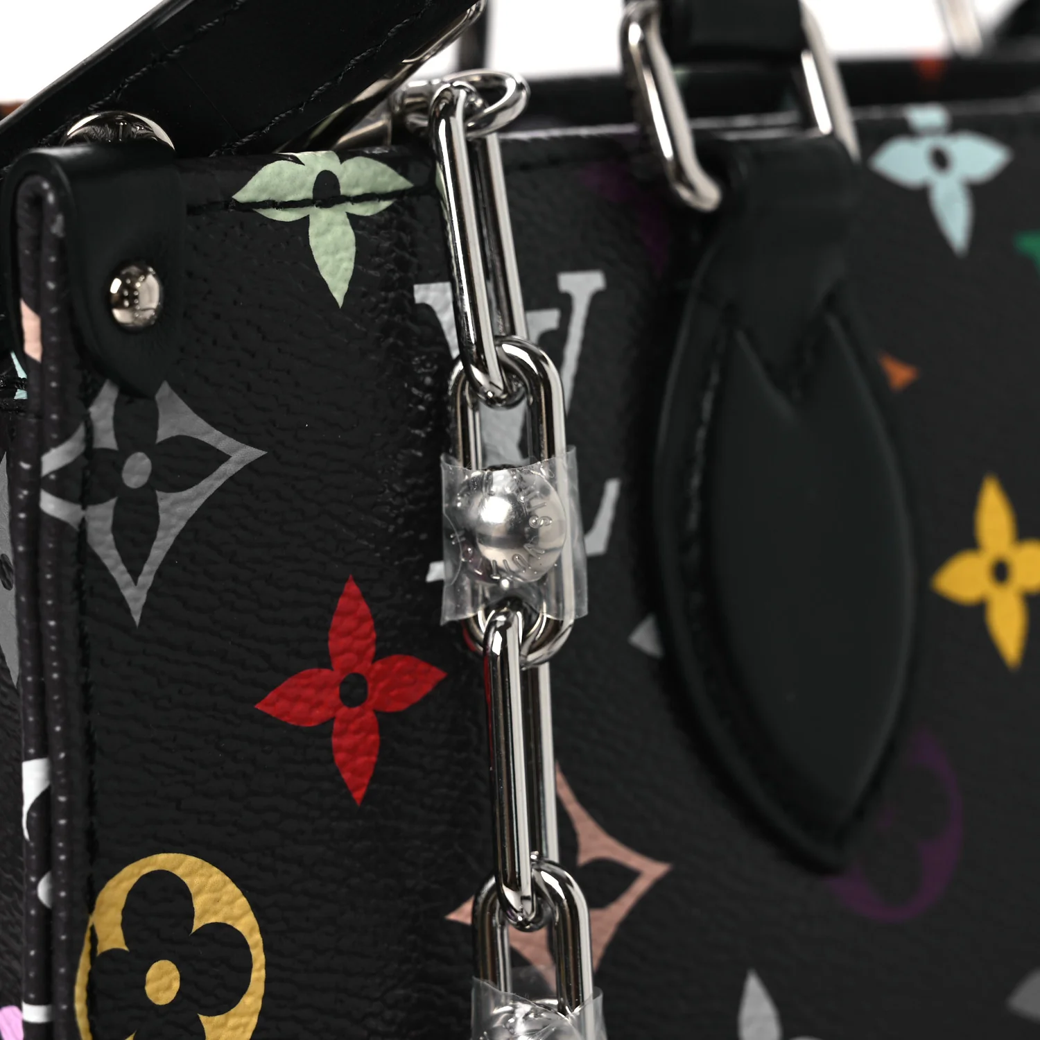 LV X TM Monogram Multicolor OnTheGo East West Black - Image 11