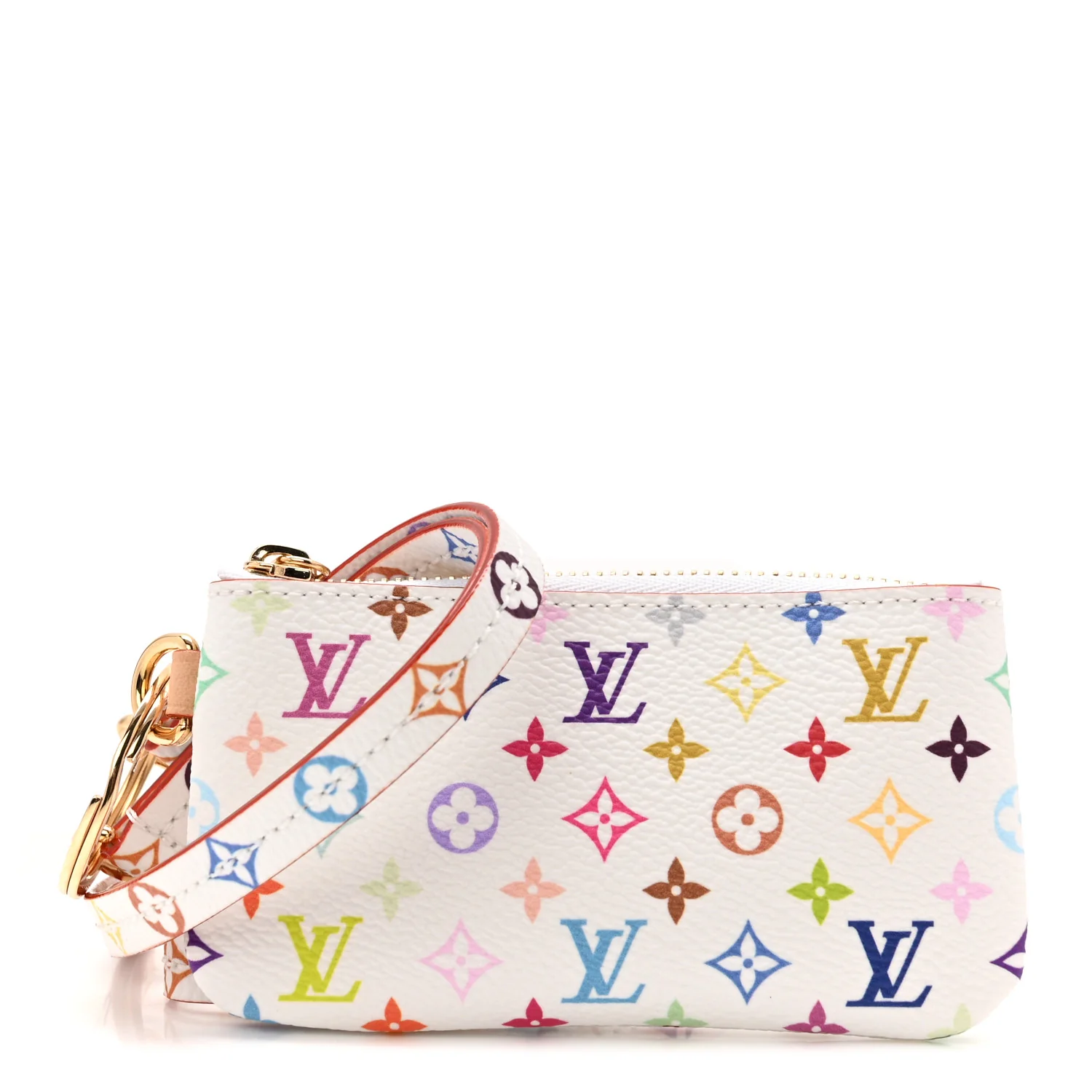 LV X TM Monogram Multicolor Phone Holder White - Image 2