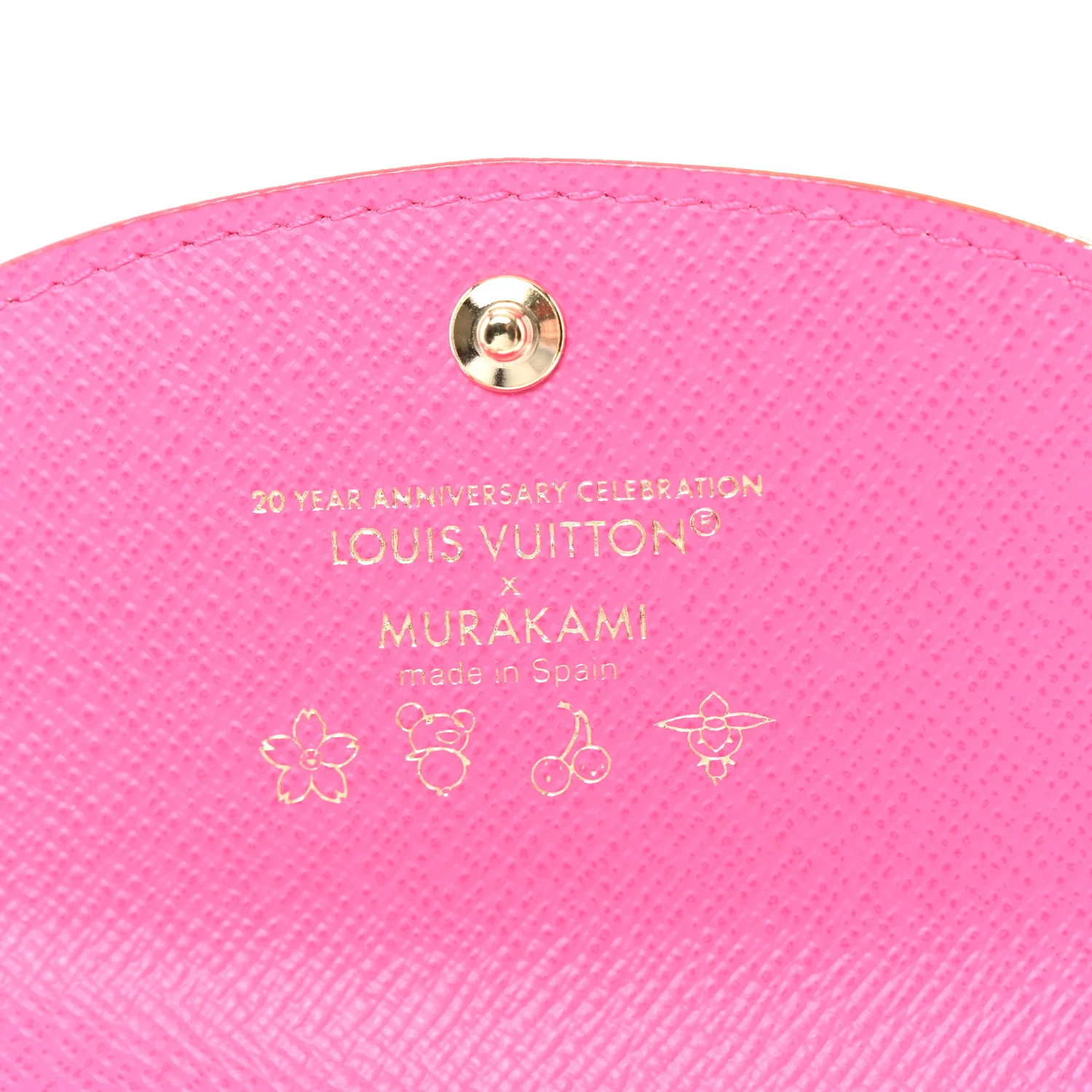 LV X TM Monogram Multicolor Rosalie Coin Purse White Kawaii Pink - Image 6