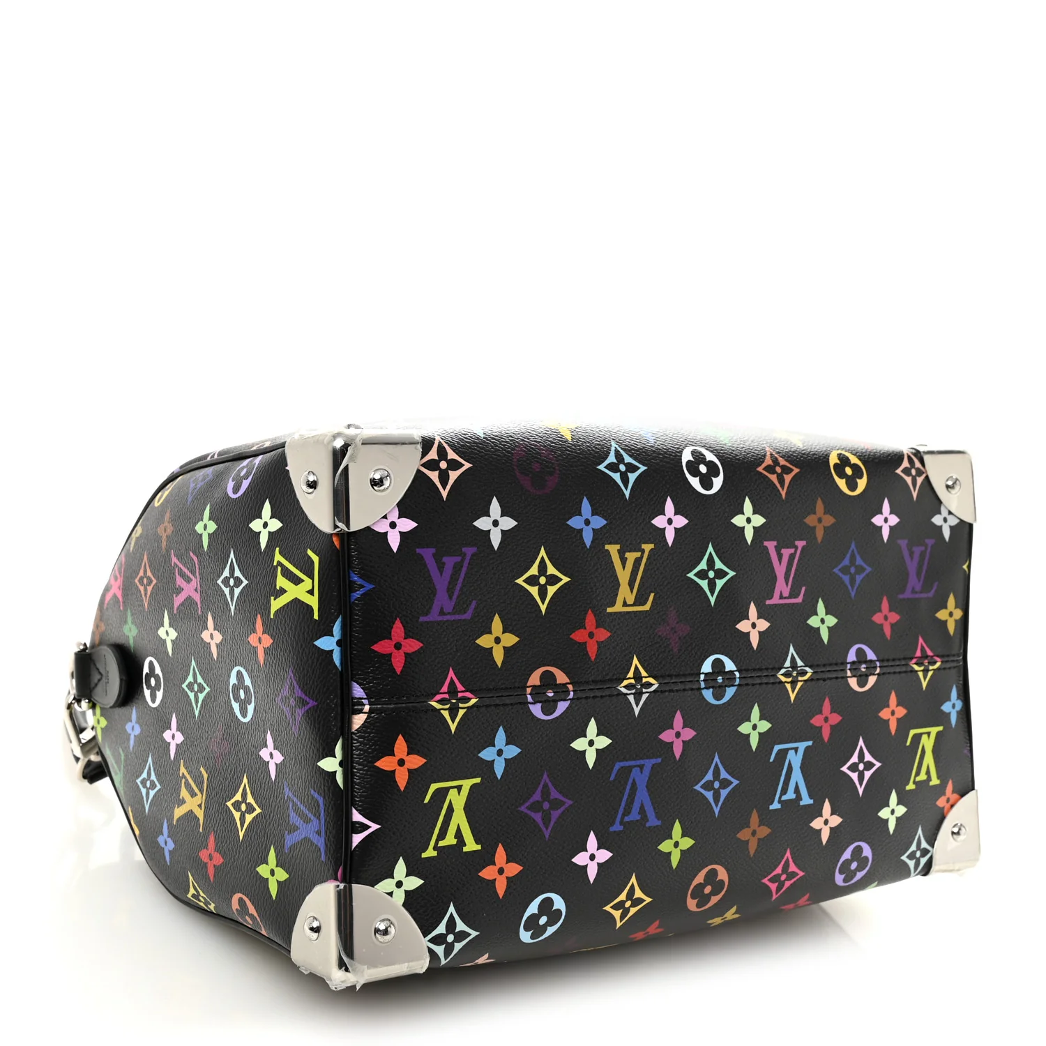 LV X TM Monogram Multicolor Speedy Soft 30 Black - Image 4