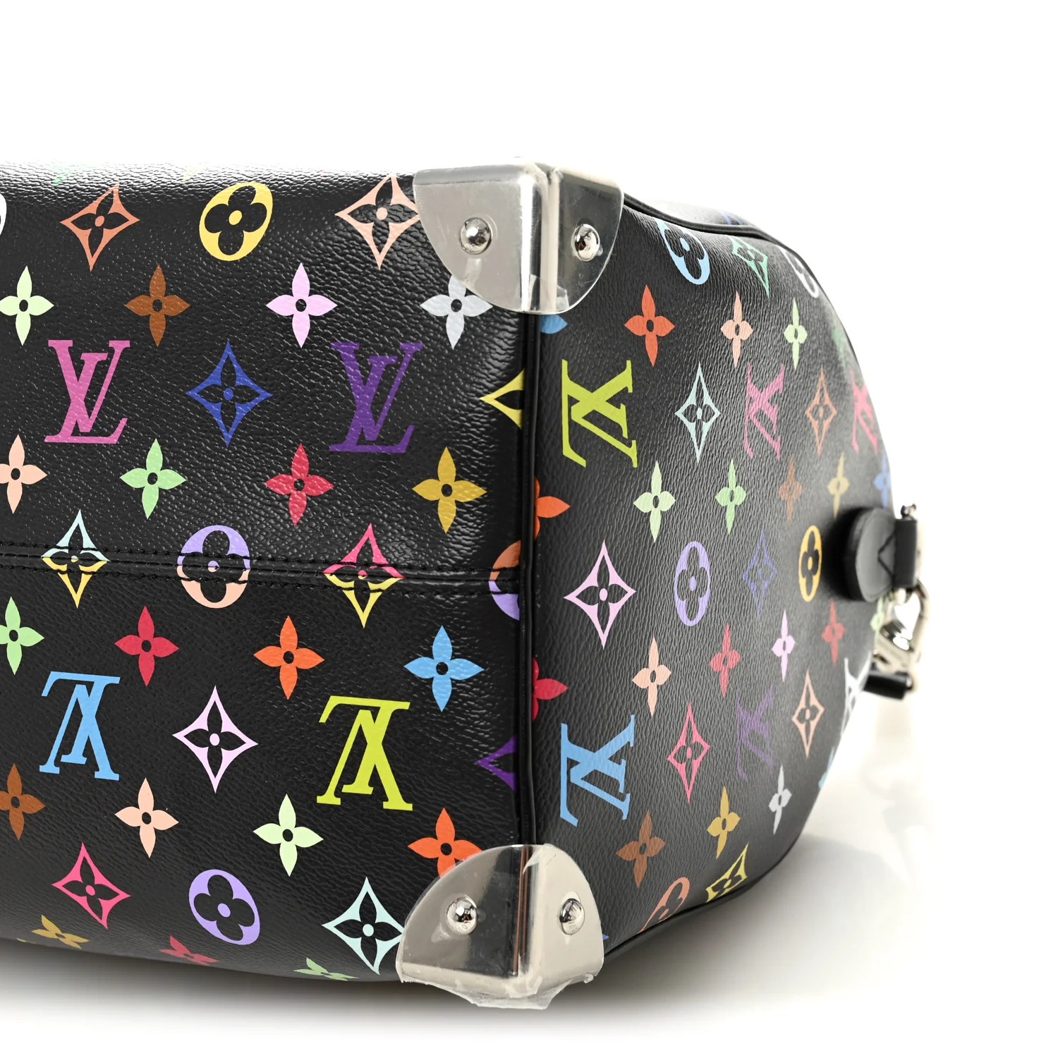 LV X TM Monogram Multicolor Speedy Soft 30 Black - Image 9