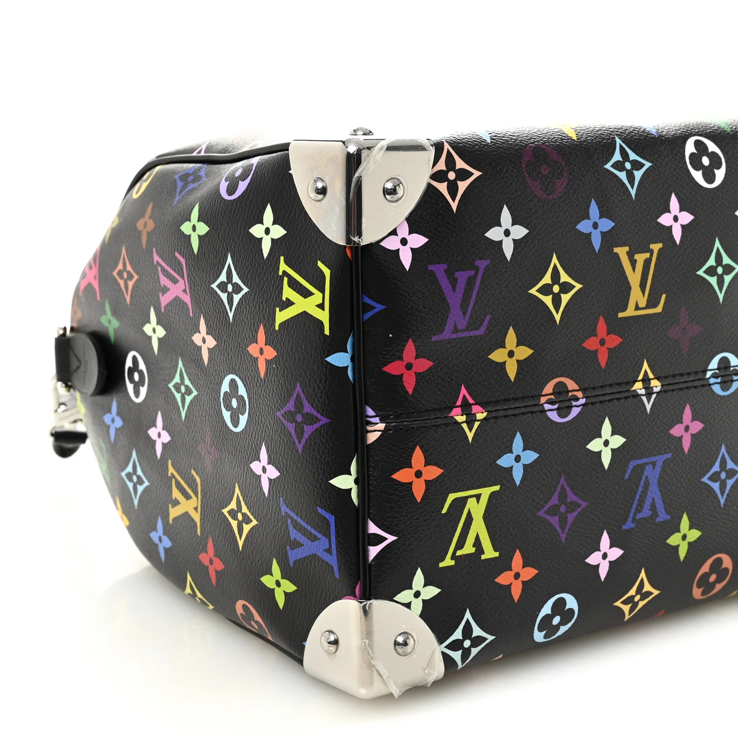 LV X TM Monogram Multicolor Speedy Soft 30 Black - Image 8
