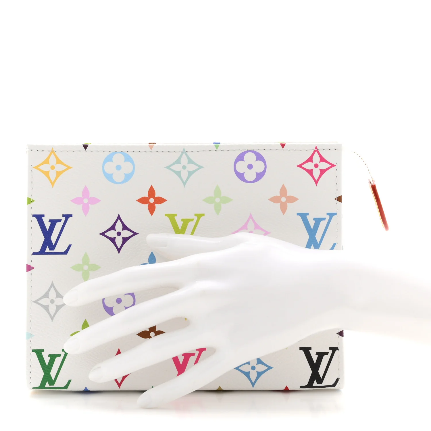 LV X TM Monogram Multicolor Toiletry Pouch 19 White - Image 2
