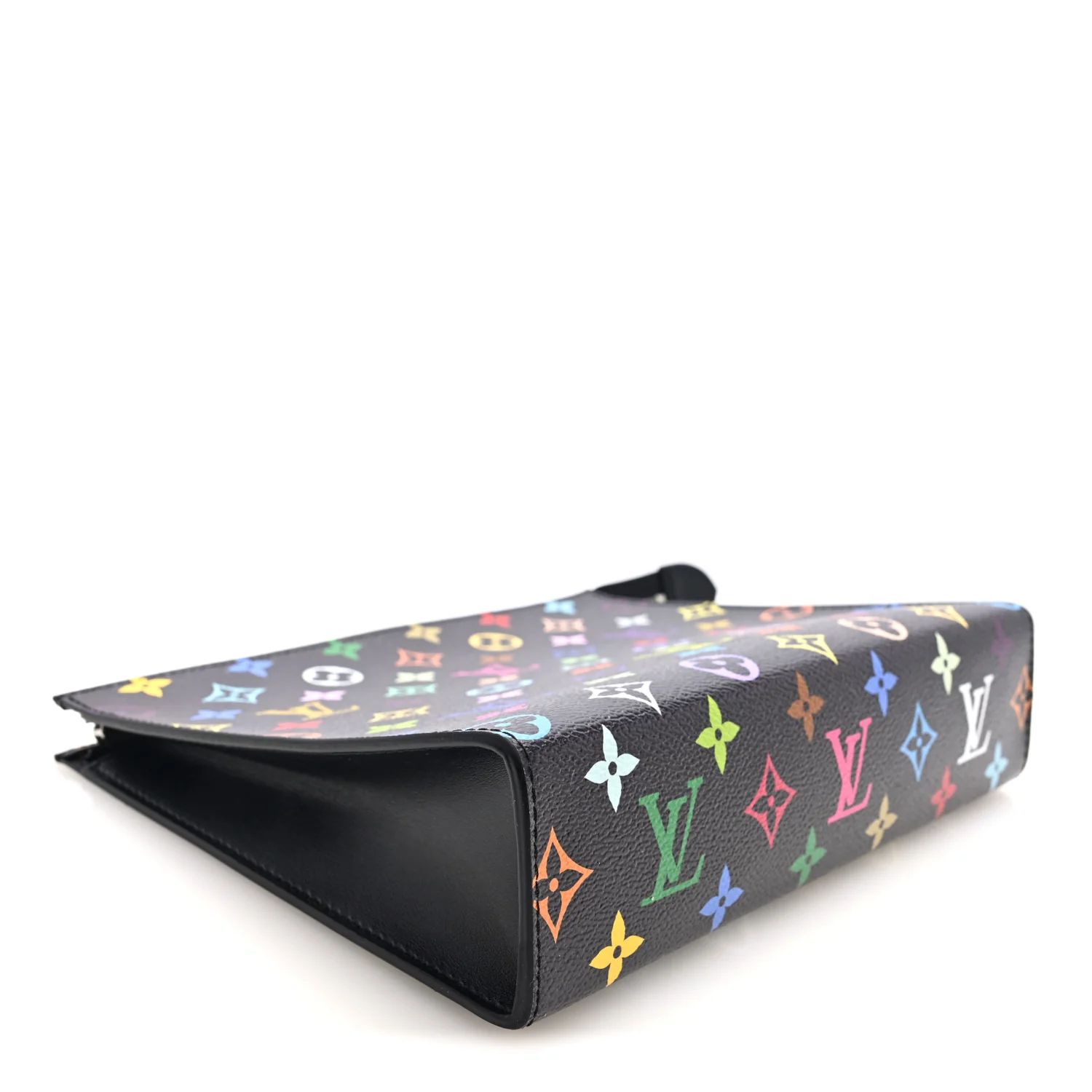 LV X TM Monogram Multicolor Toiletry Pouch 26 Black - Image 4