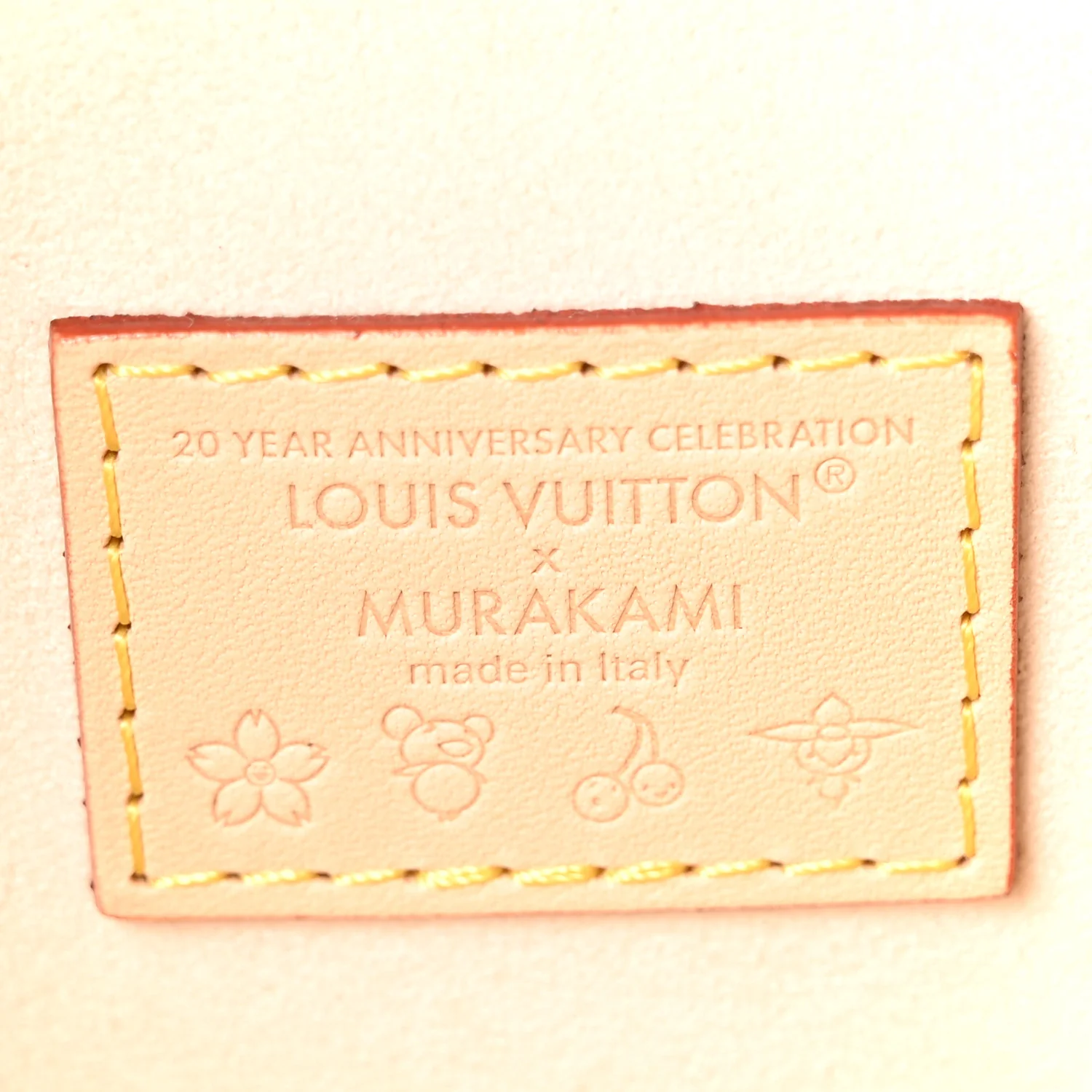 LV x TM Monogram Multicolor Vanity Chain Pouch White - Image 5