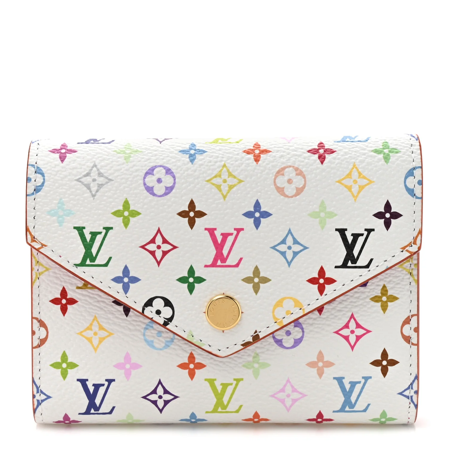 LV x TM Monogram Multicolor Victorine Wallet White