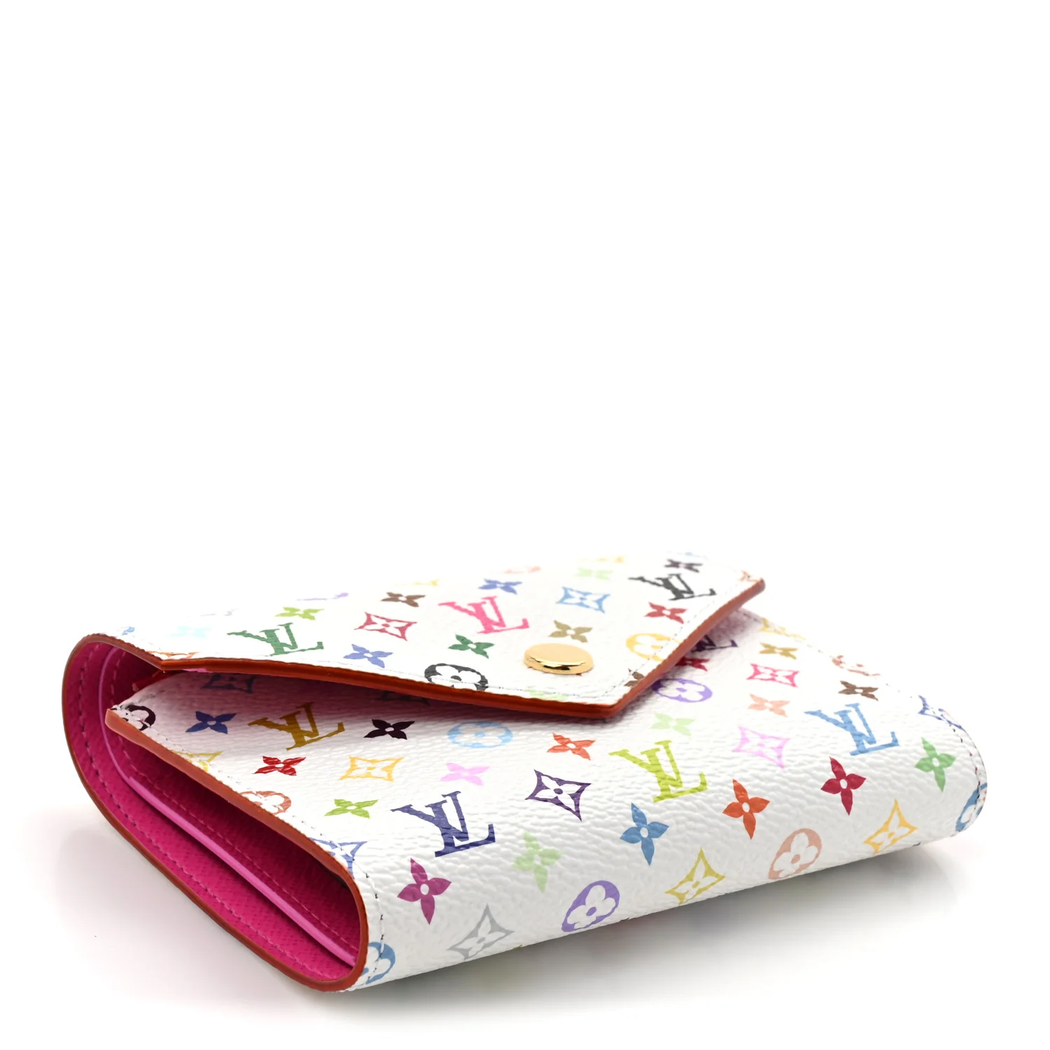 LV x TM Monogram Multicolor Victorine Wallet White - Image 4