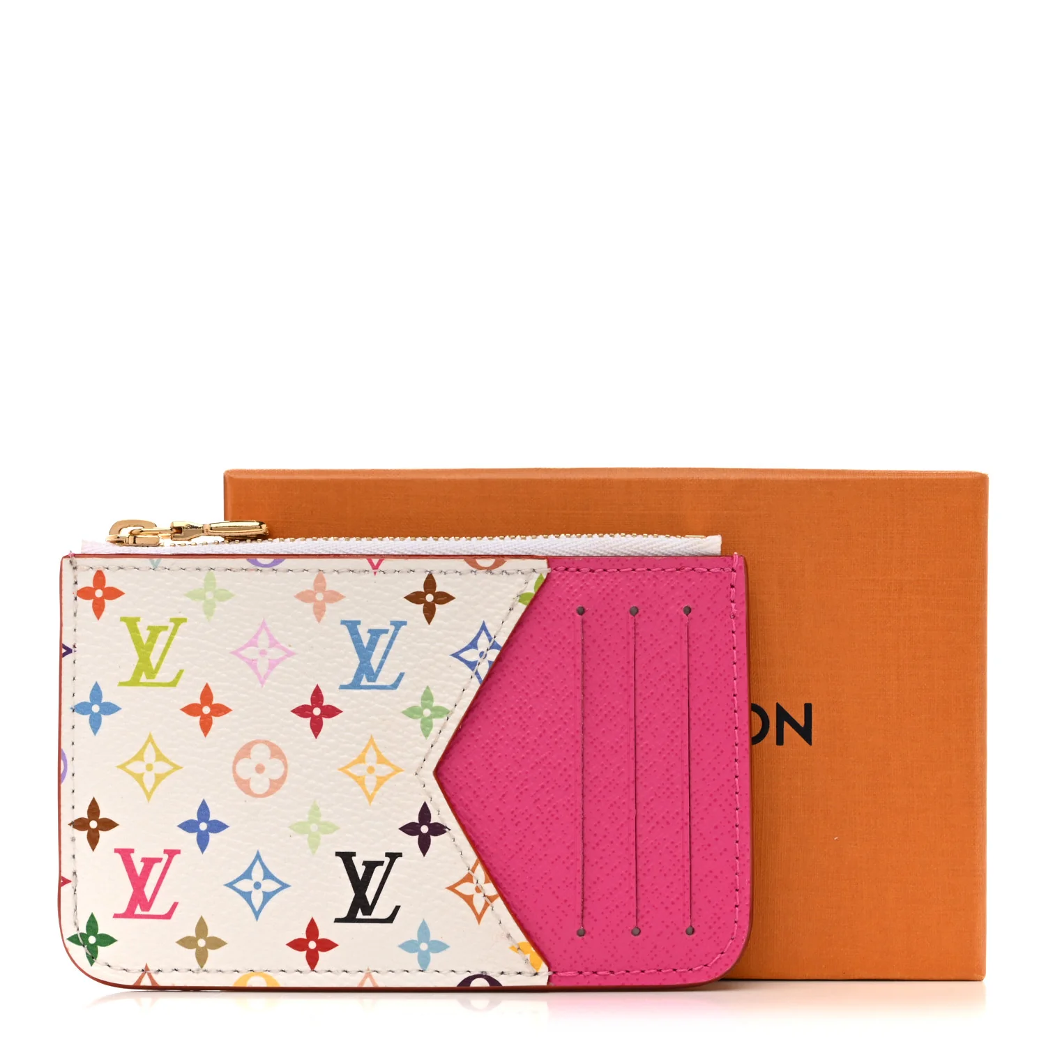 LV X TM Monogram Romy Card Holder Kawaii Pink - Image 9
