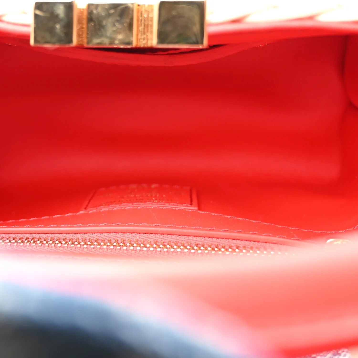 LV X TM Rattan Denim Calfskin Cerises Capucines Mini - Image 5