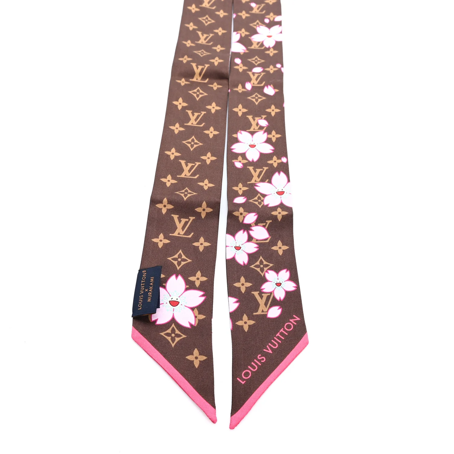 LV X TM Silk Monogram Cherry Blossom BB Bandeau Tan - Image 2