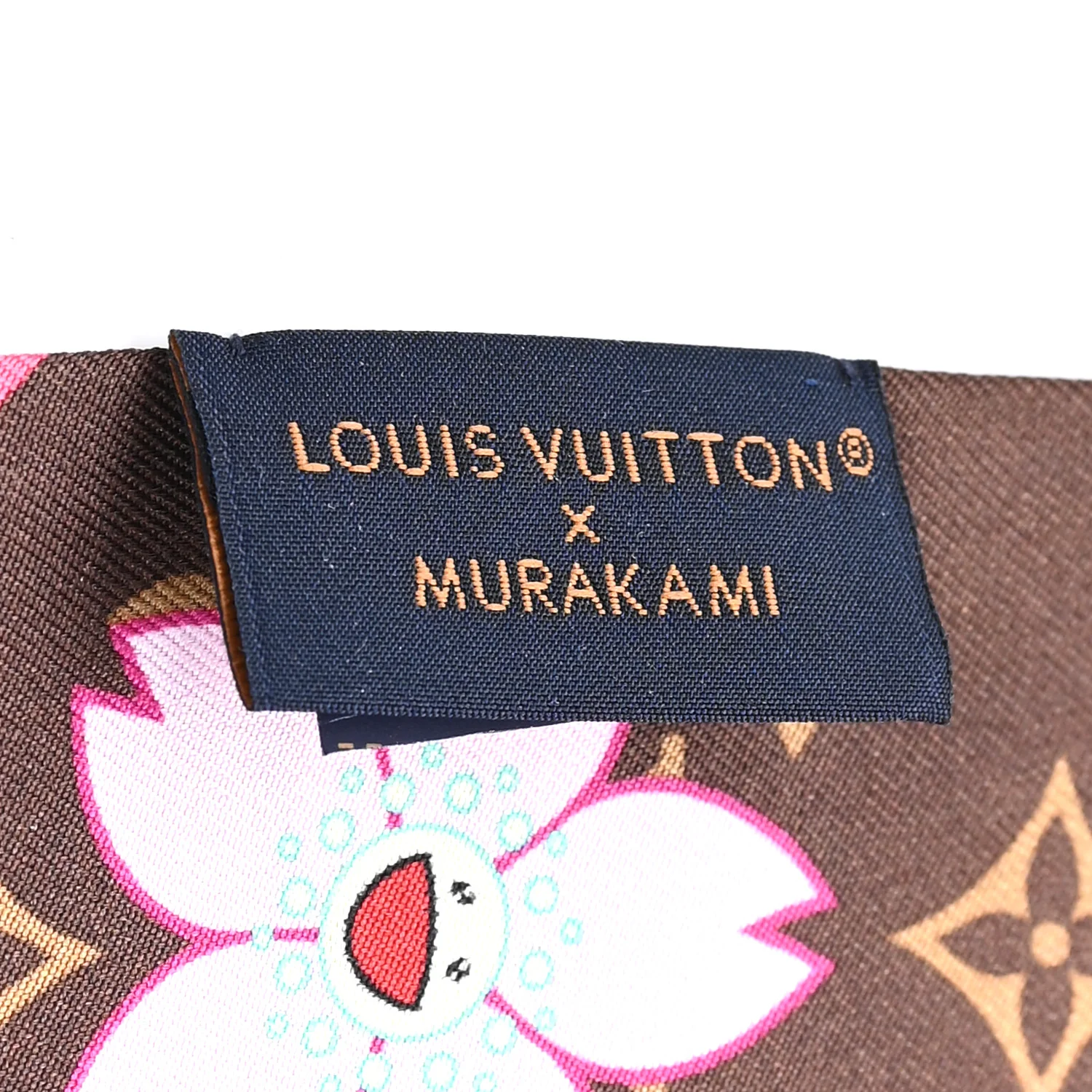 LV X TM Silk Monogram Cherry Blossom BB Bandeau Tan - Image 3