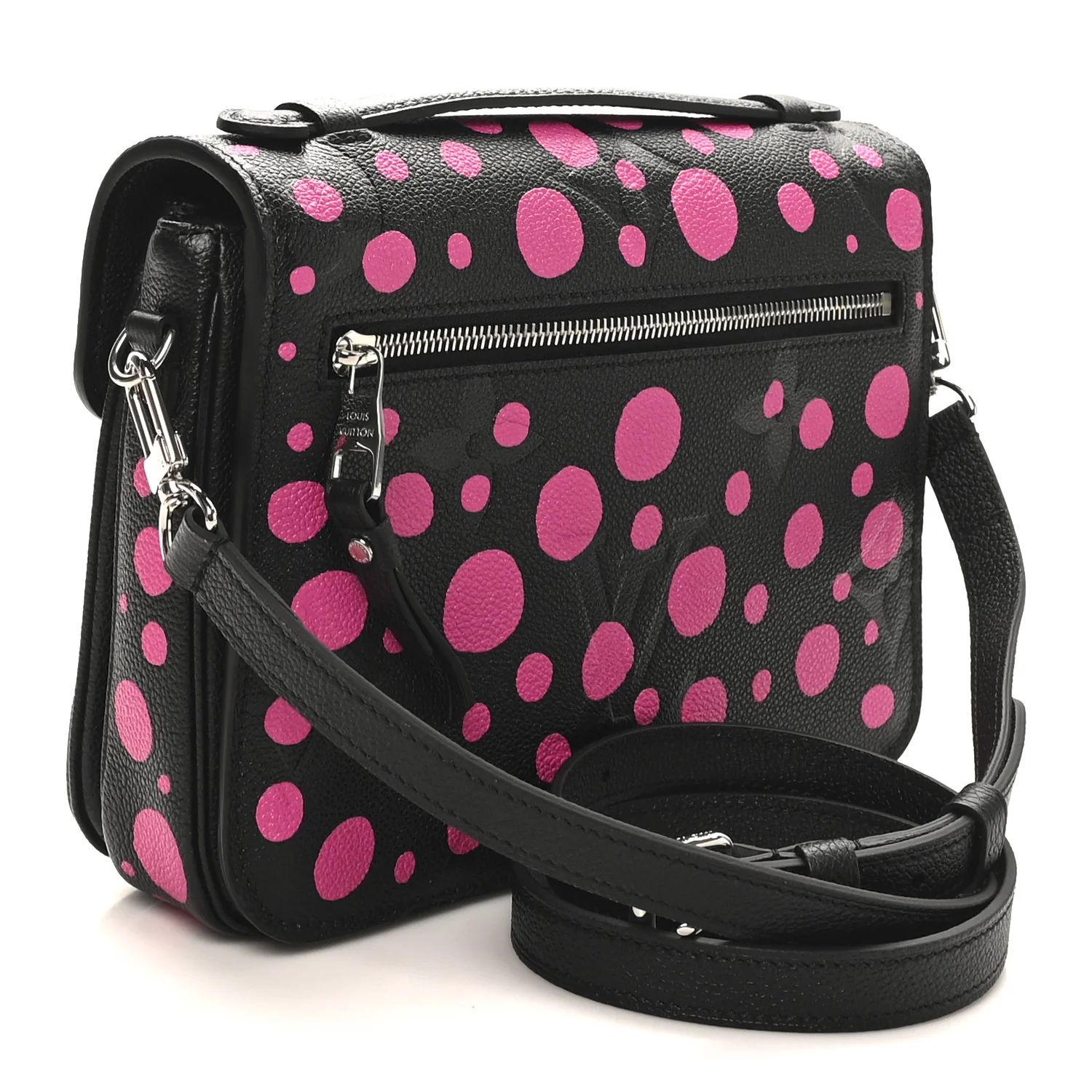 LV x YK Empreinte Monogram Giant Pochette Metis Black Fuchsia - Image 3