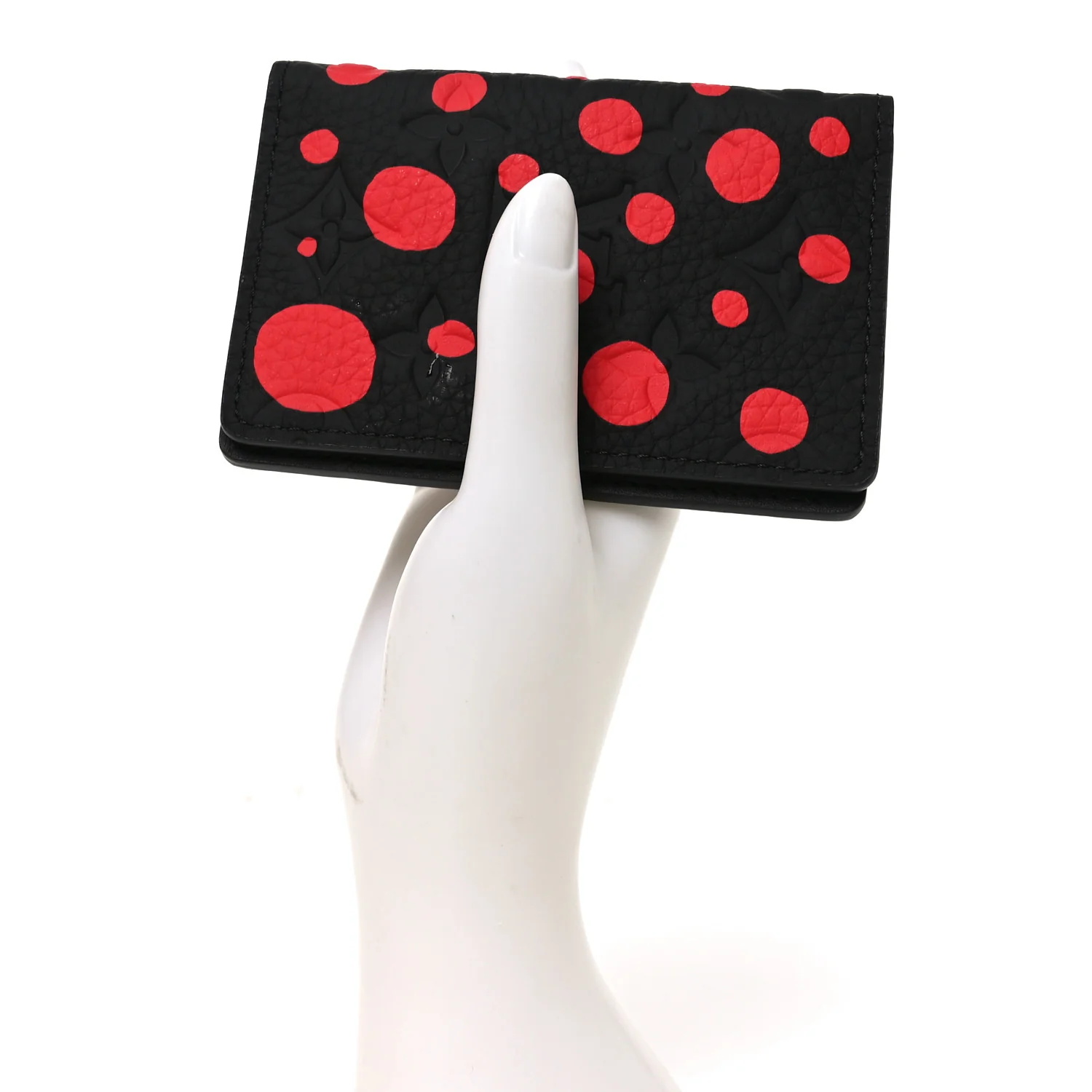LV X YK Empreinte Pocket Organizer Black Red - Image 2