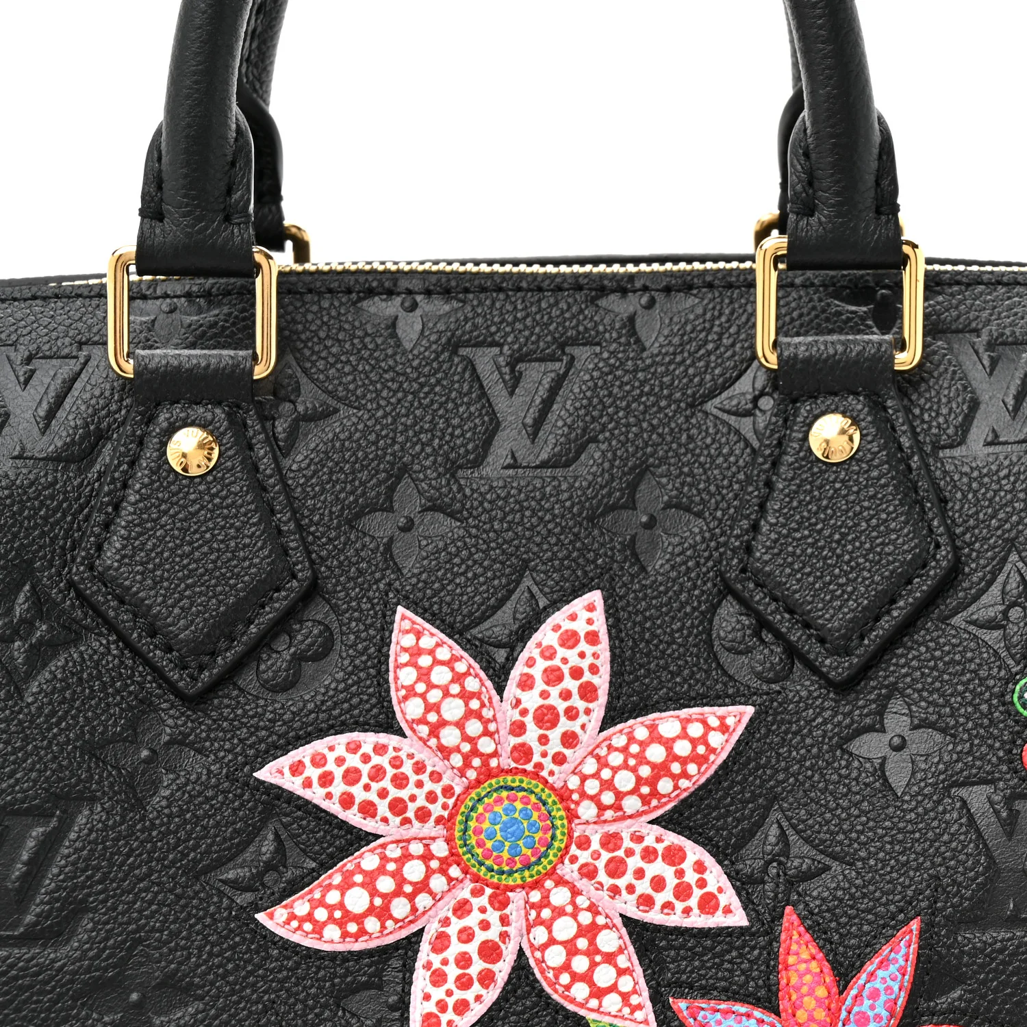 LV X YK Empreinte Speedy Bandouliere 25 Black - Image 8