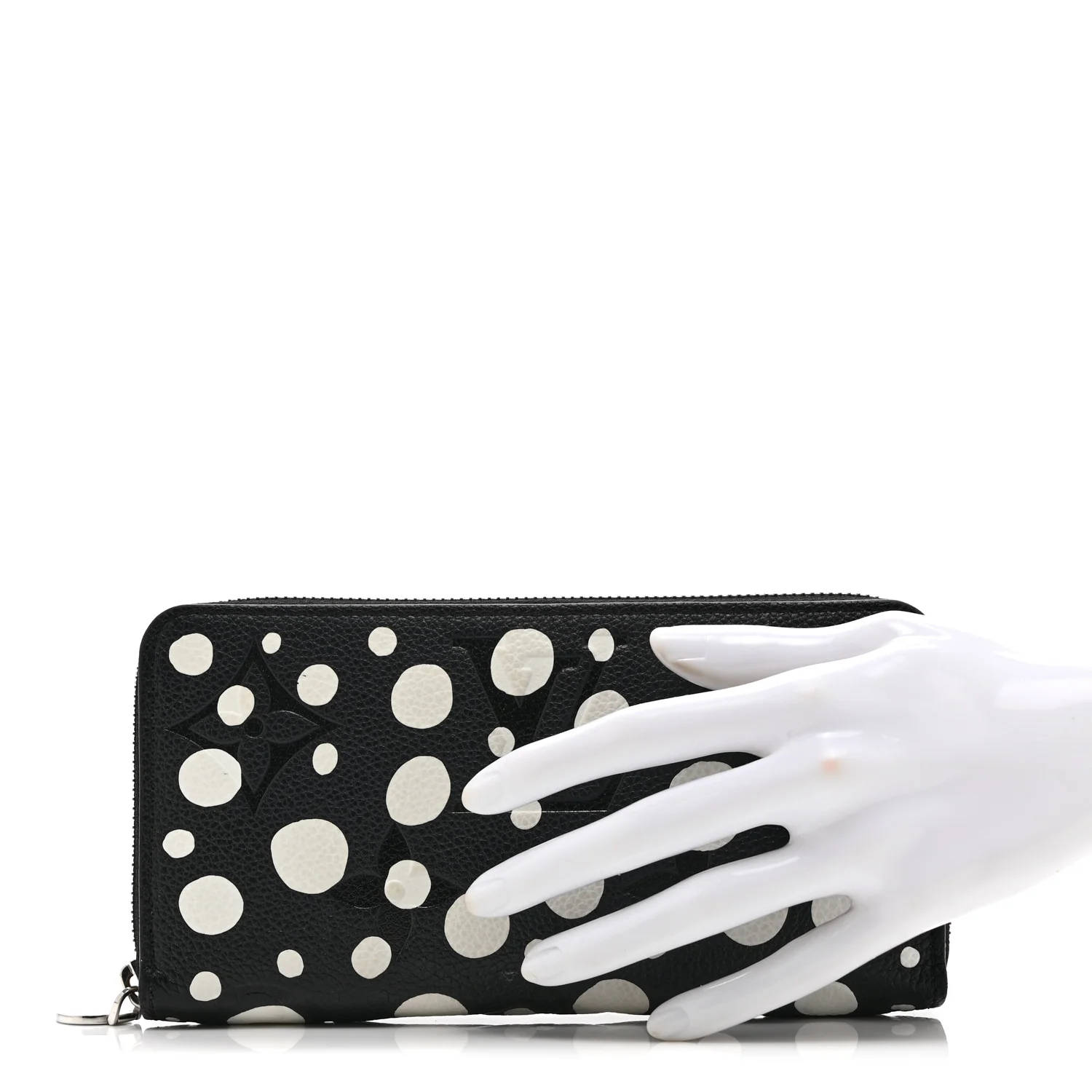 LV X YK Empreinte Zippy Wallet Black White - Image 2
