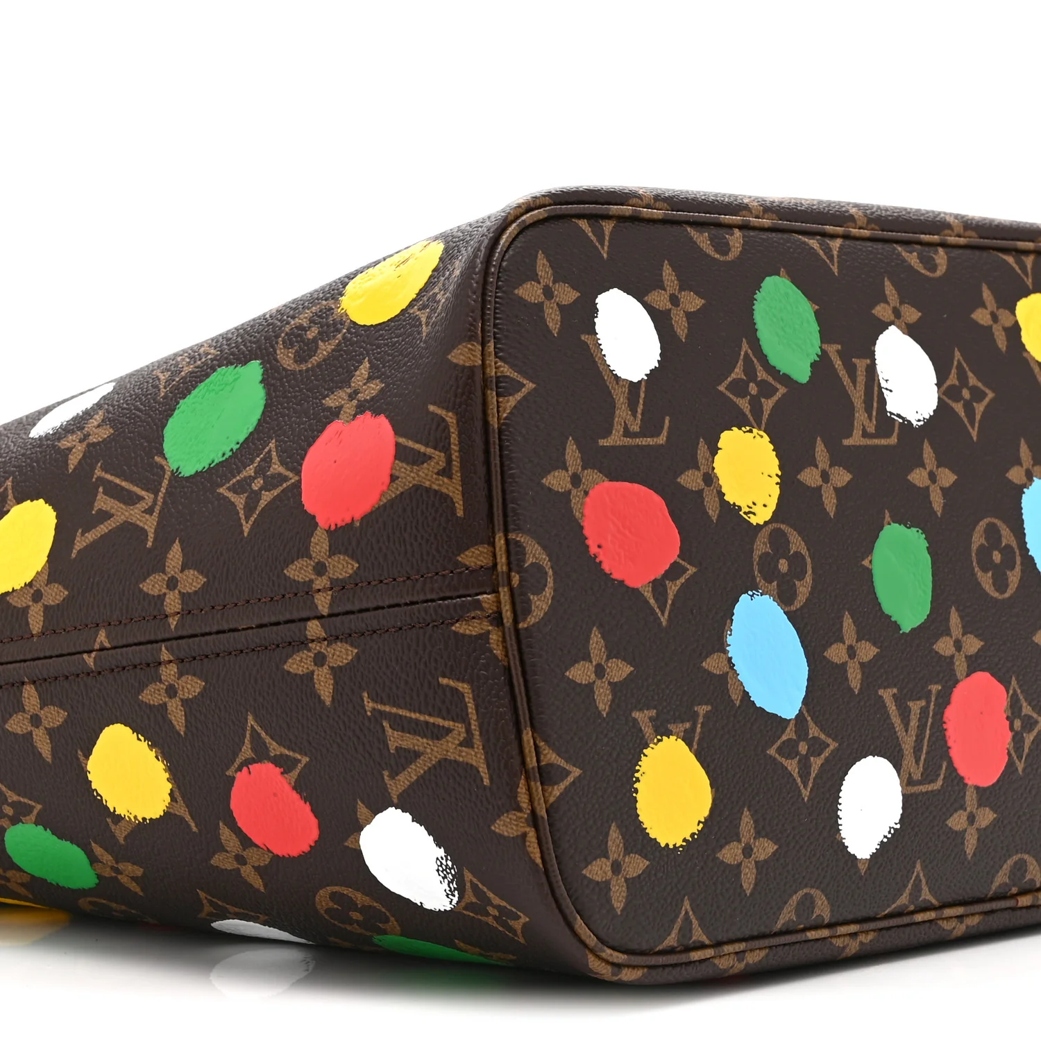 LV X YK Monogram Dots Neverfull MM - Image 9