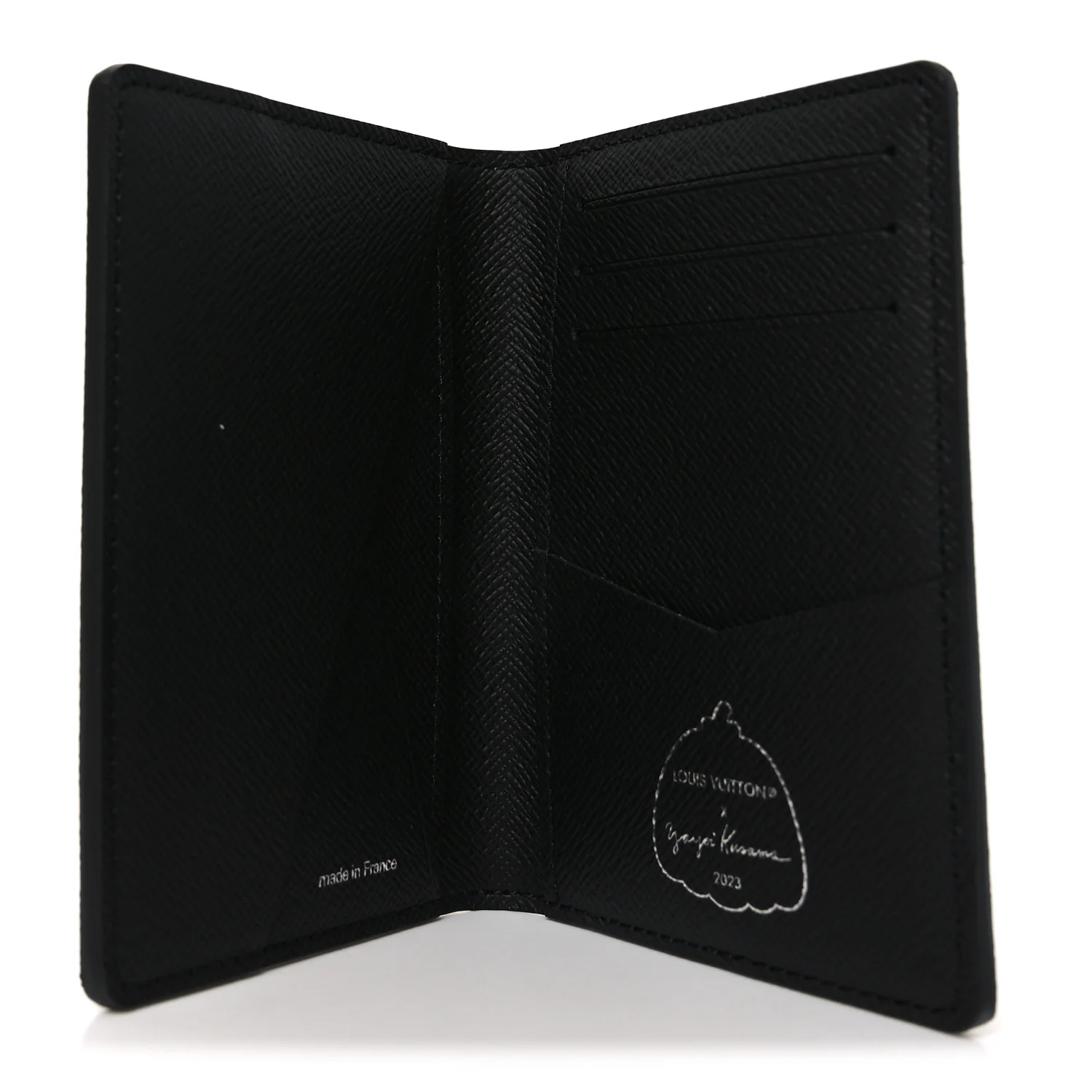LV X YK Monogram Eclipse Dots Pocket Organizer NM Black Silver - Image 5