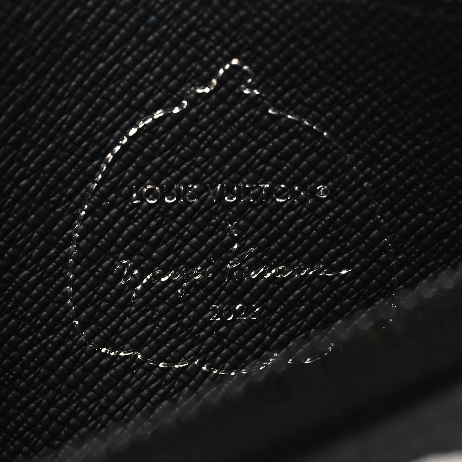 LV X YK Monogram Eclipse Taiga Coin Card Holder - Image 6