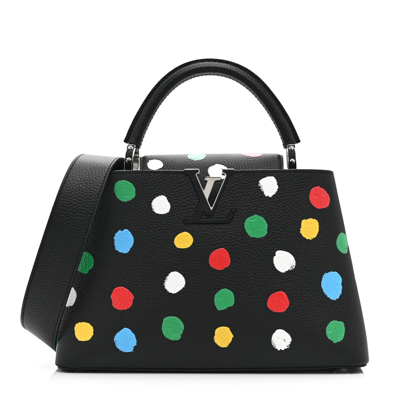 LV X YK Taurillon Capucine MM Black